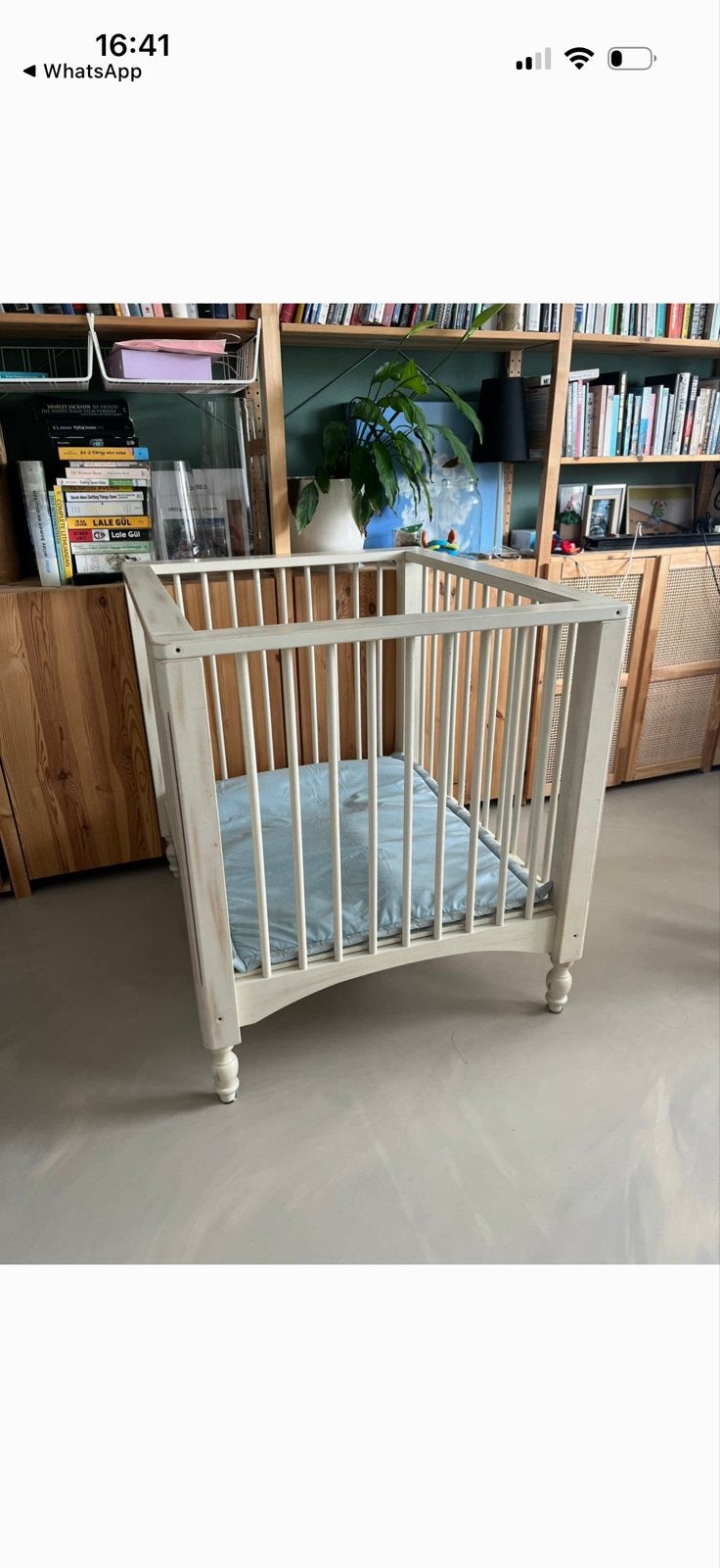 Bopita Babybox Whitewash - in goede staat, Ophalen, Gebruikt, Vierkant, In hoogte verstelbaar