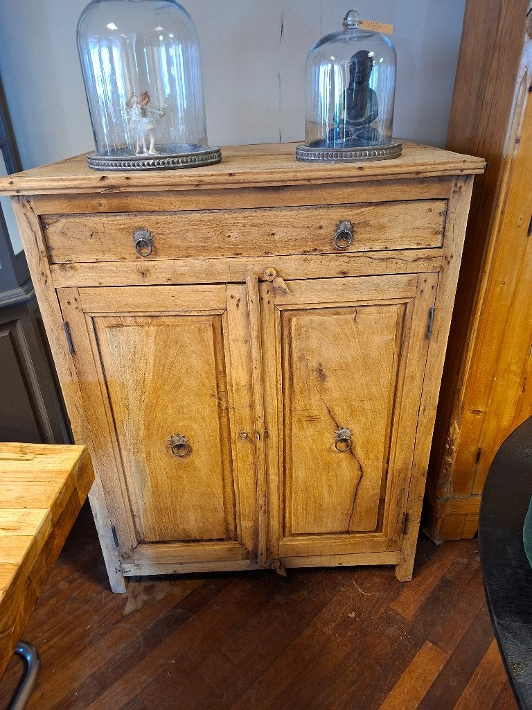Blank geschuurde teakhouten kast / meidenkast, Ophalen, Zo goed als nieuw