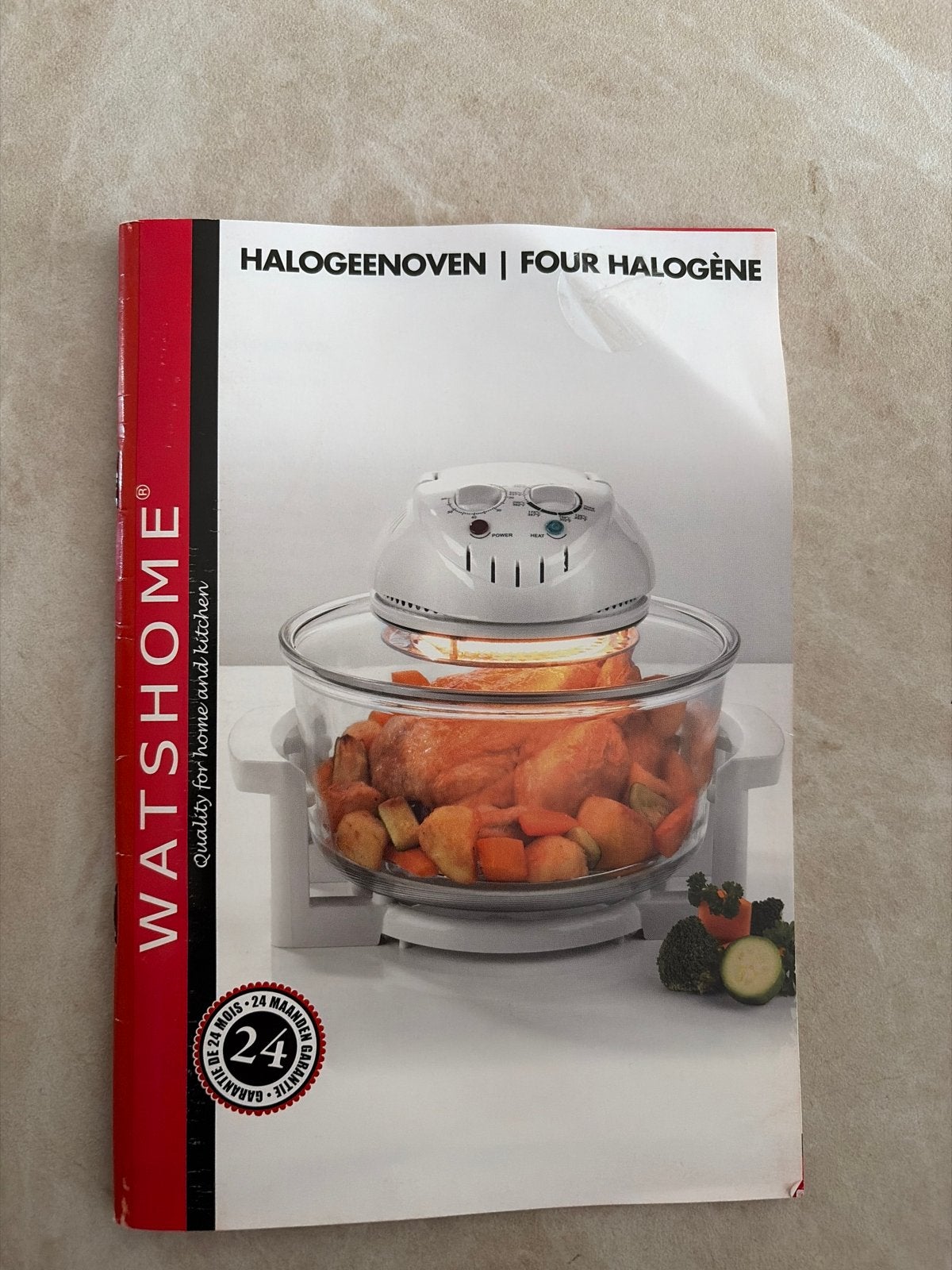 WatsHome Halogeenoven - nieuw, Ophalen, Minder dan 45 cm, Overige merken, Hete lucht