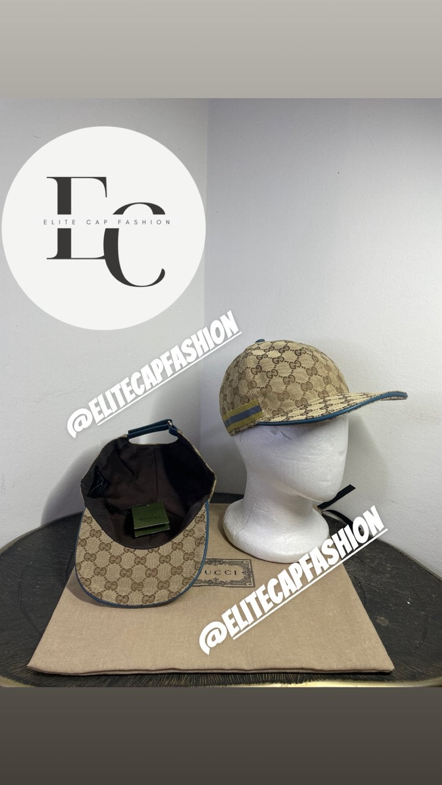 Gucci pet, Ophalen of Verzenden, Nieuw, 57 cm (M, 7⅛ inch) of minder, Pet