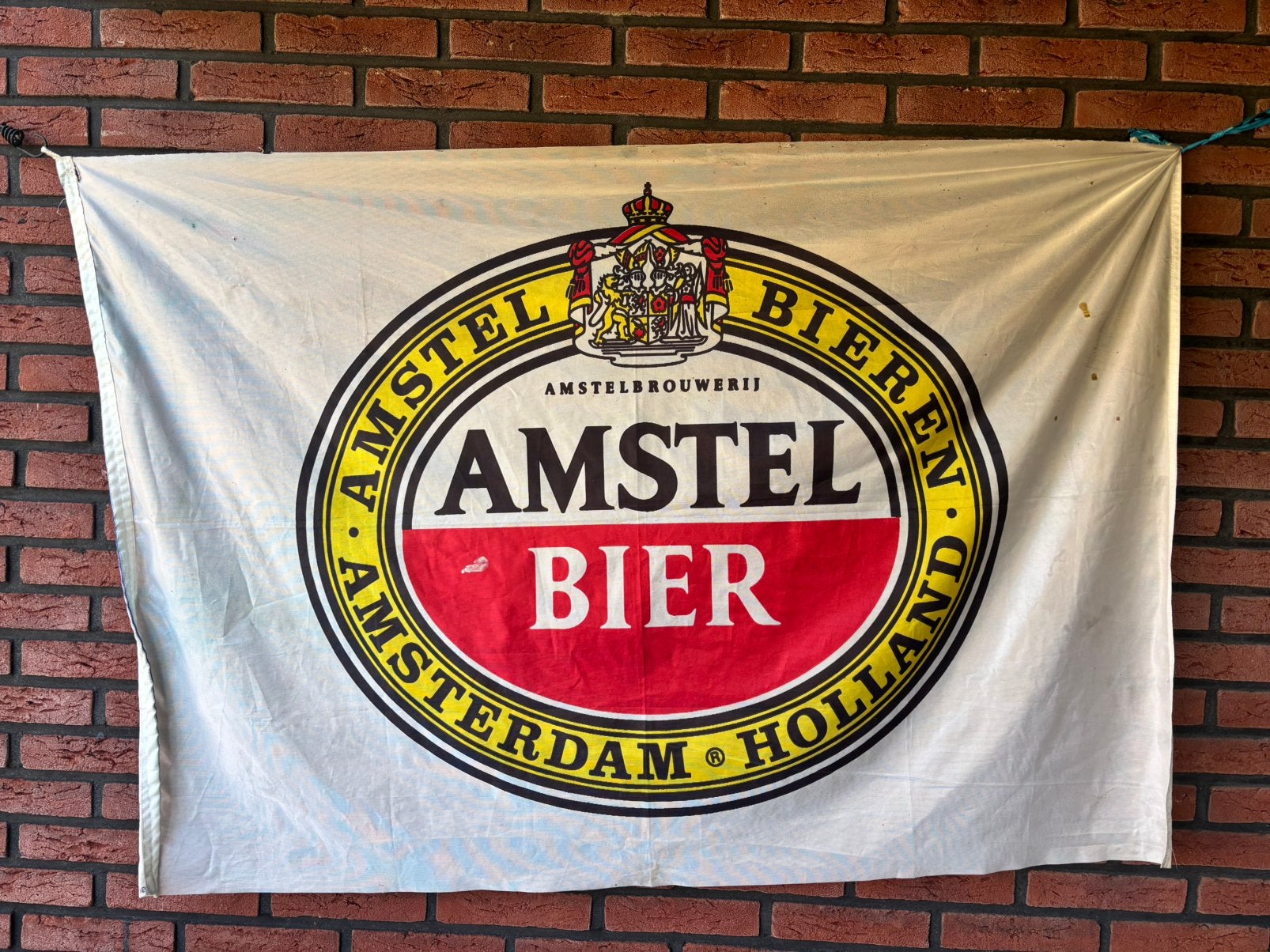Oude Amstel vlag, Ophalen of Verzenden, Gebruikt