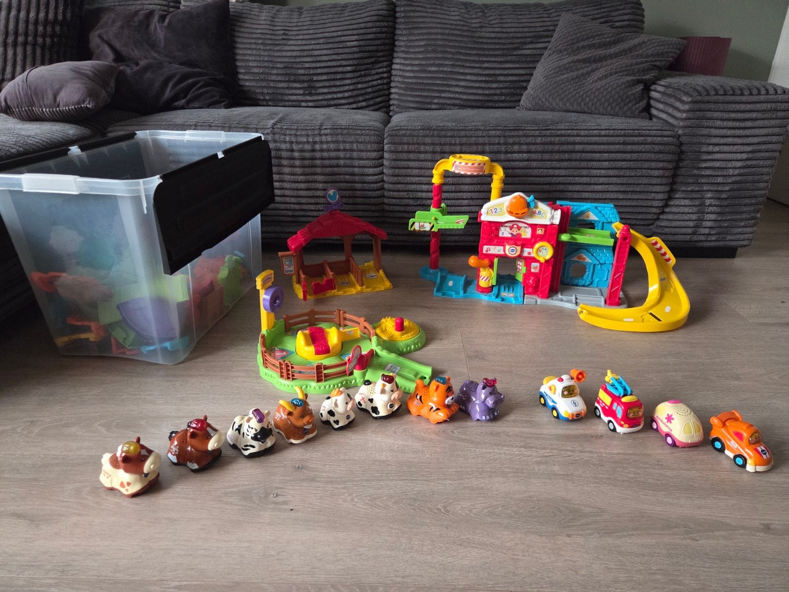 Hele set Toet Toet Auto's! incl grote bak, Ophalen, Gebruikt, Jongen of Meisje