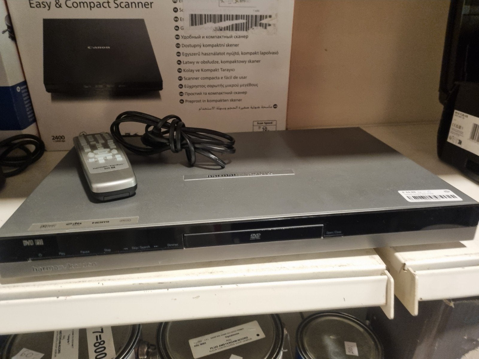 Harman Kardon DVD-speler met afstandsbediening, Ophalen of Verzenden, Gebruikt, Dvd-speler, Overige merken