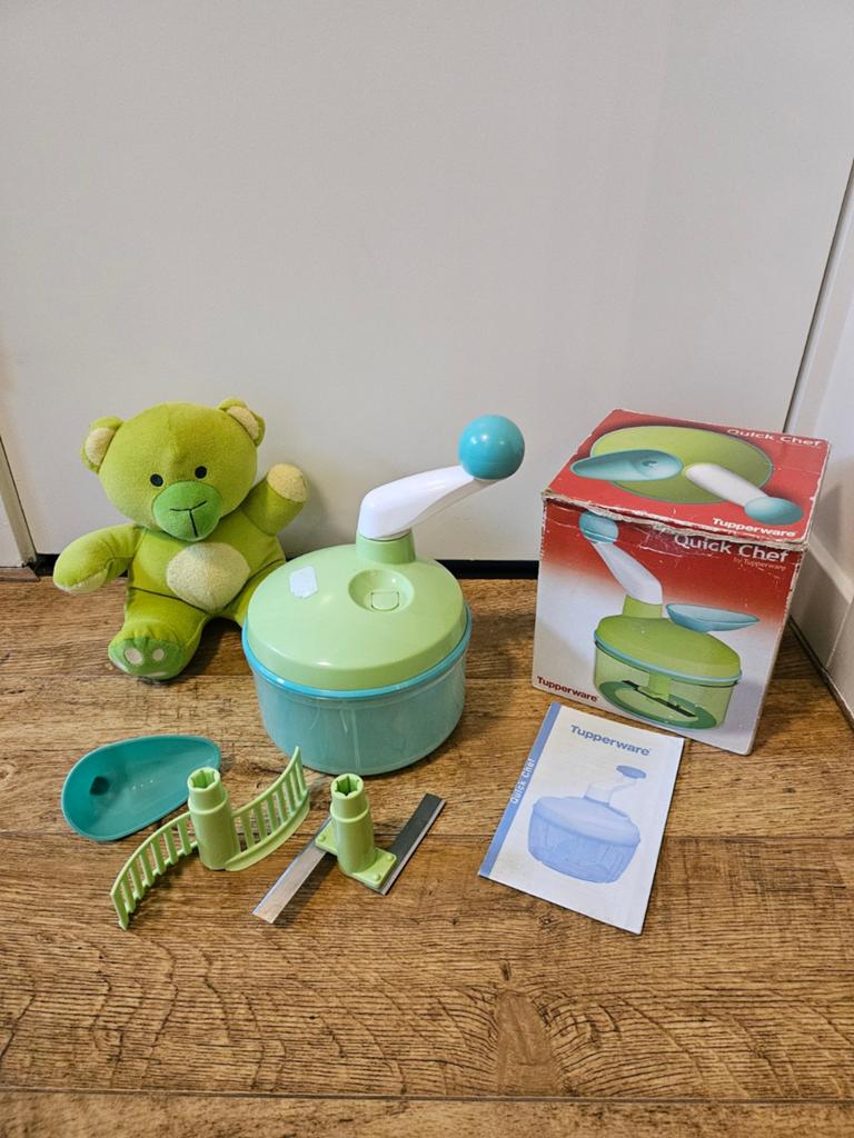 Tupperware groene quickchef met orginele doos, Huis en Inrichting, Keuken | Tupperware, Ophalen of Verzenden, Gebruikt, Groen