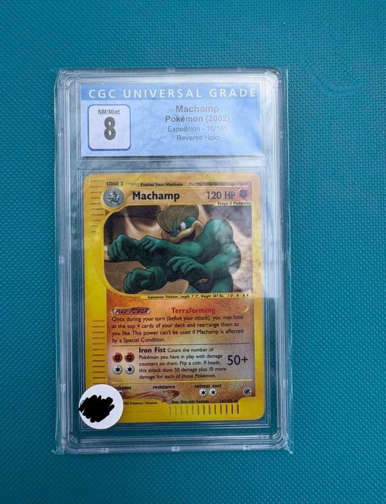 Machamp Expedition 16/165 Holo, Hobby en Vrije tijd, Verzamelkaartspellen | Pokémon, Ophalen of Verzenden, Zo goed als nieuw