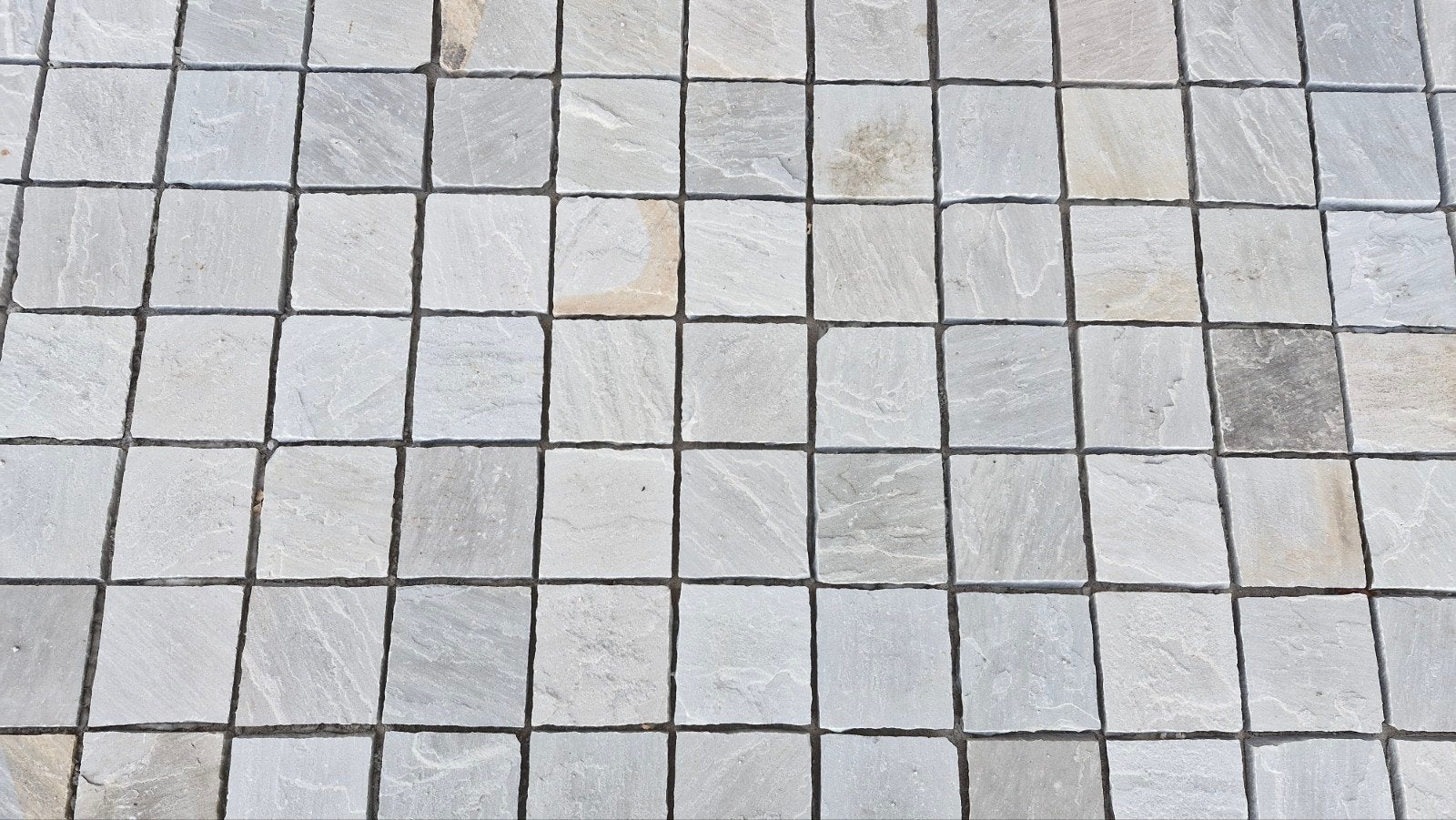 Kandla Grey natuursteen tegels 14x14, Tuin en Terras, Ophalen, Nieuw, Terrastegels, Natuursteen