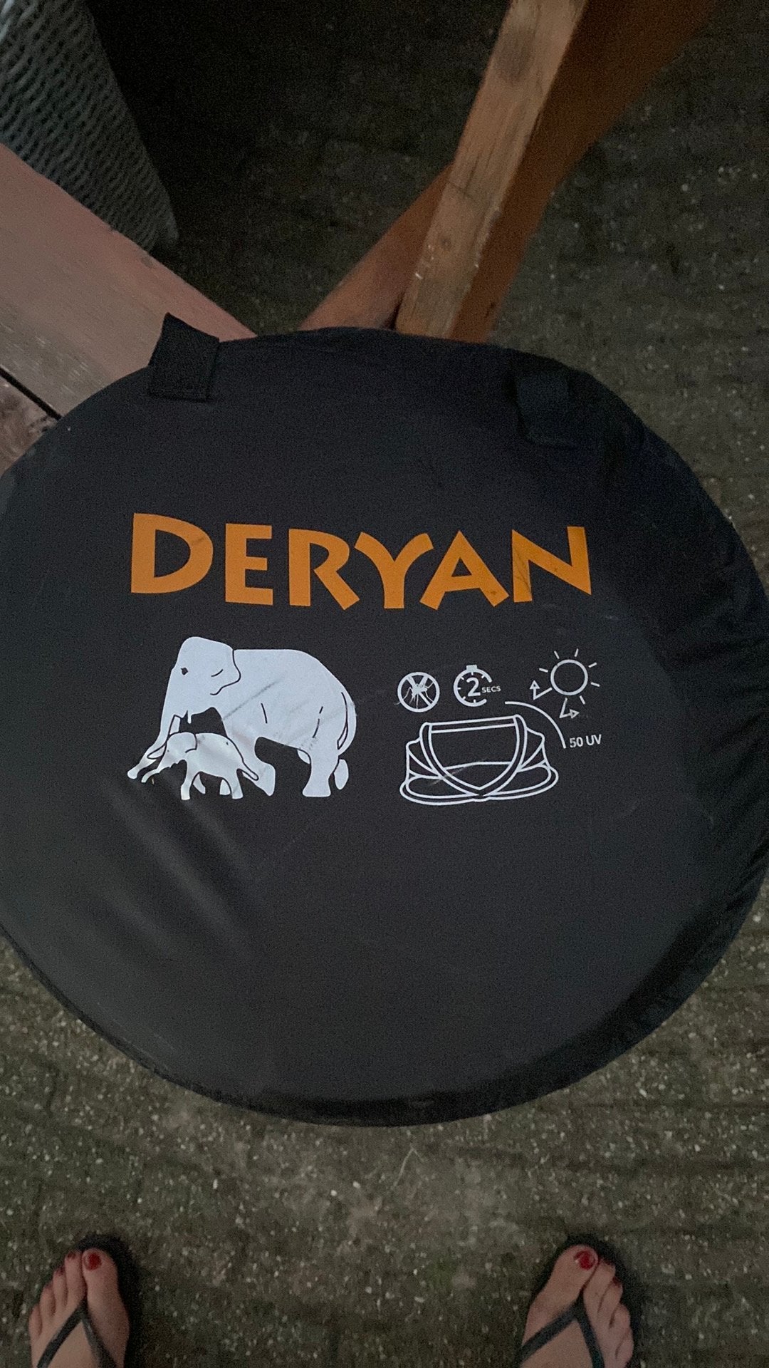 Deryan baby tentje, Caravans en Kamperen, Ophalen, Zo goed als nieuw, Tot en met 2
