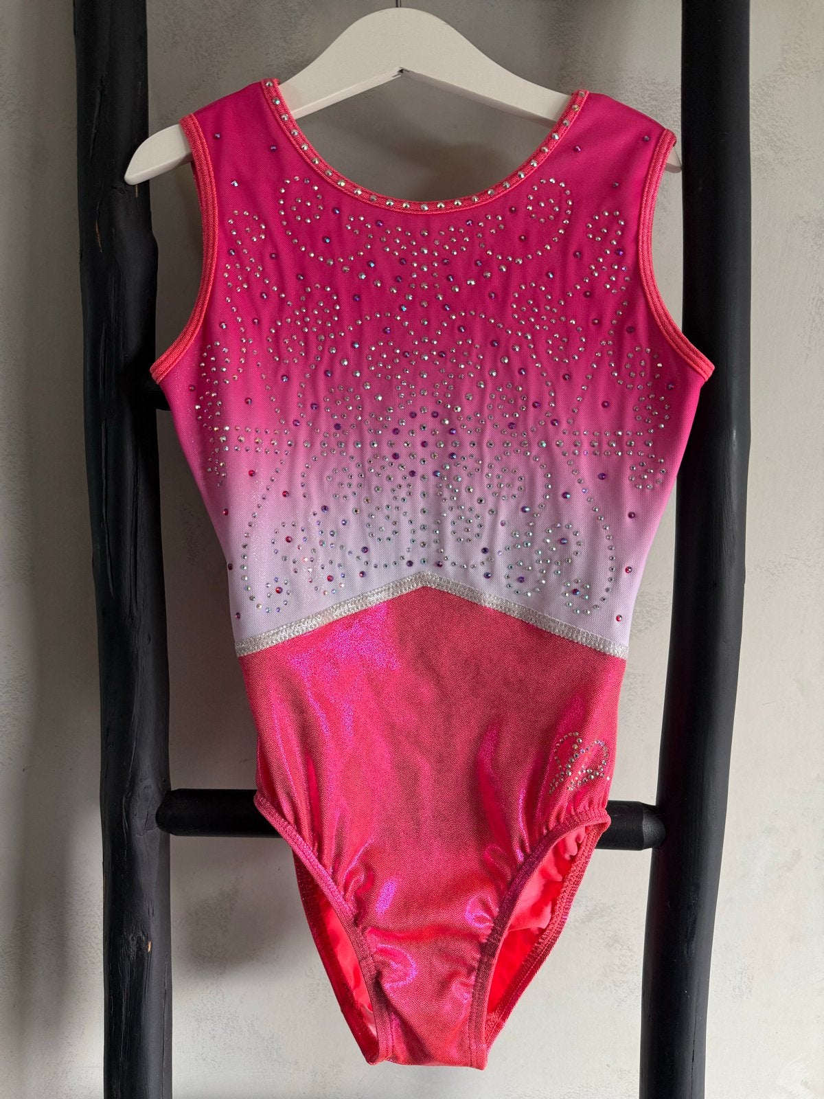 Sparkle&Dream • maat ASM (134/140), Zo goed als nieuw, Roze, Turnpak(je), Kindermaat 122 t/m 140