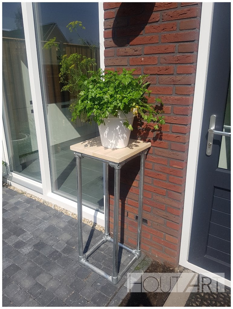 Zuil / Plantenzuil STEIGERBUIS gebruikt steigerhout NIEUW