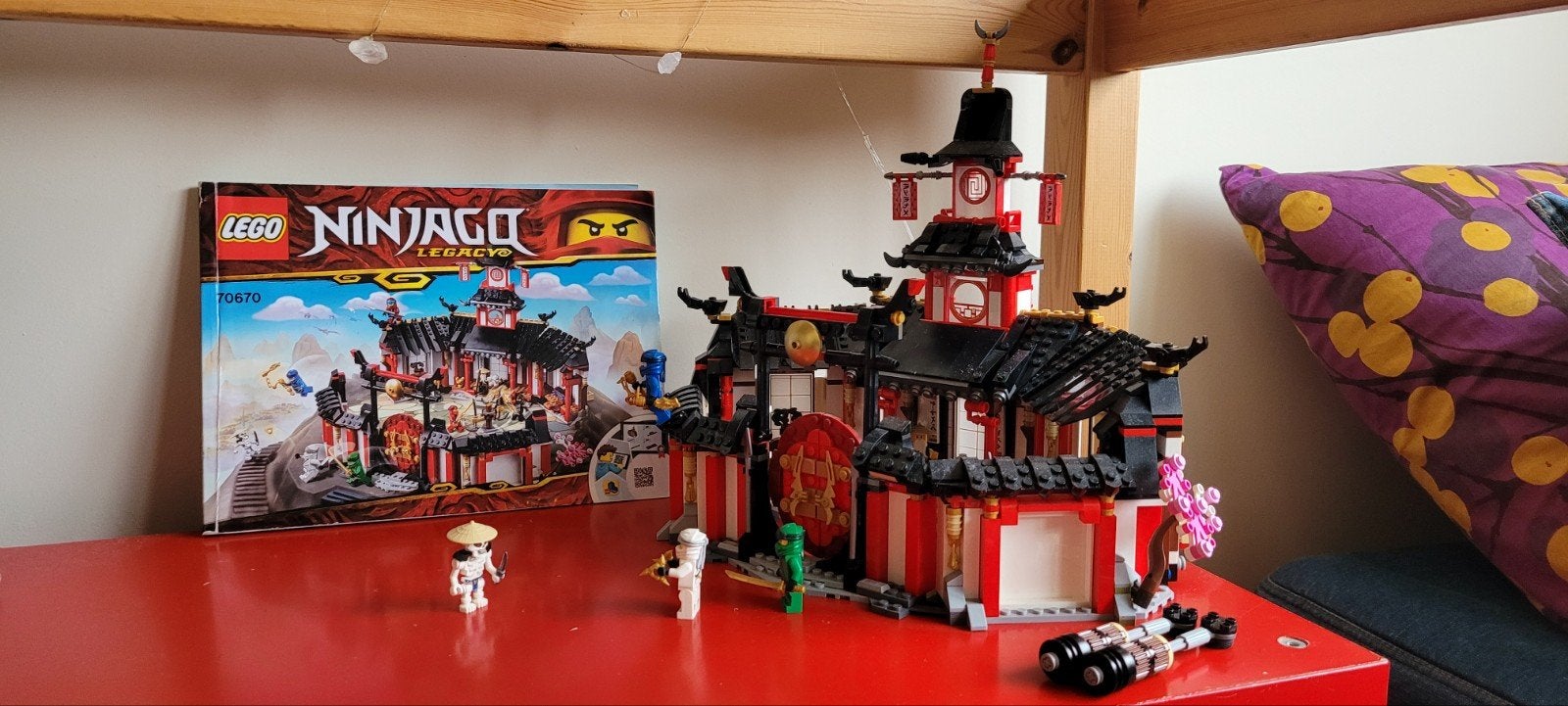 LEGO Ninjago Legacy 70670 Klooster van Spinjitzu, Compleet, Lego, Ophalen of Verzenden, Zo goed als nieuw