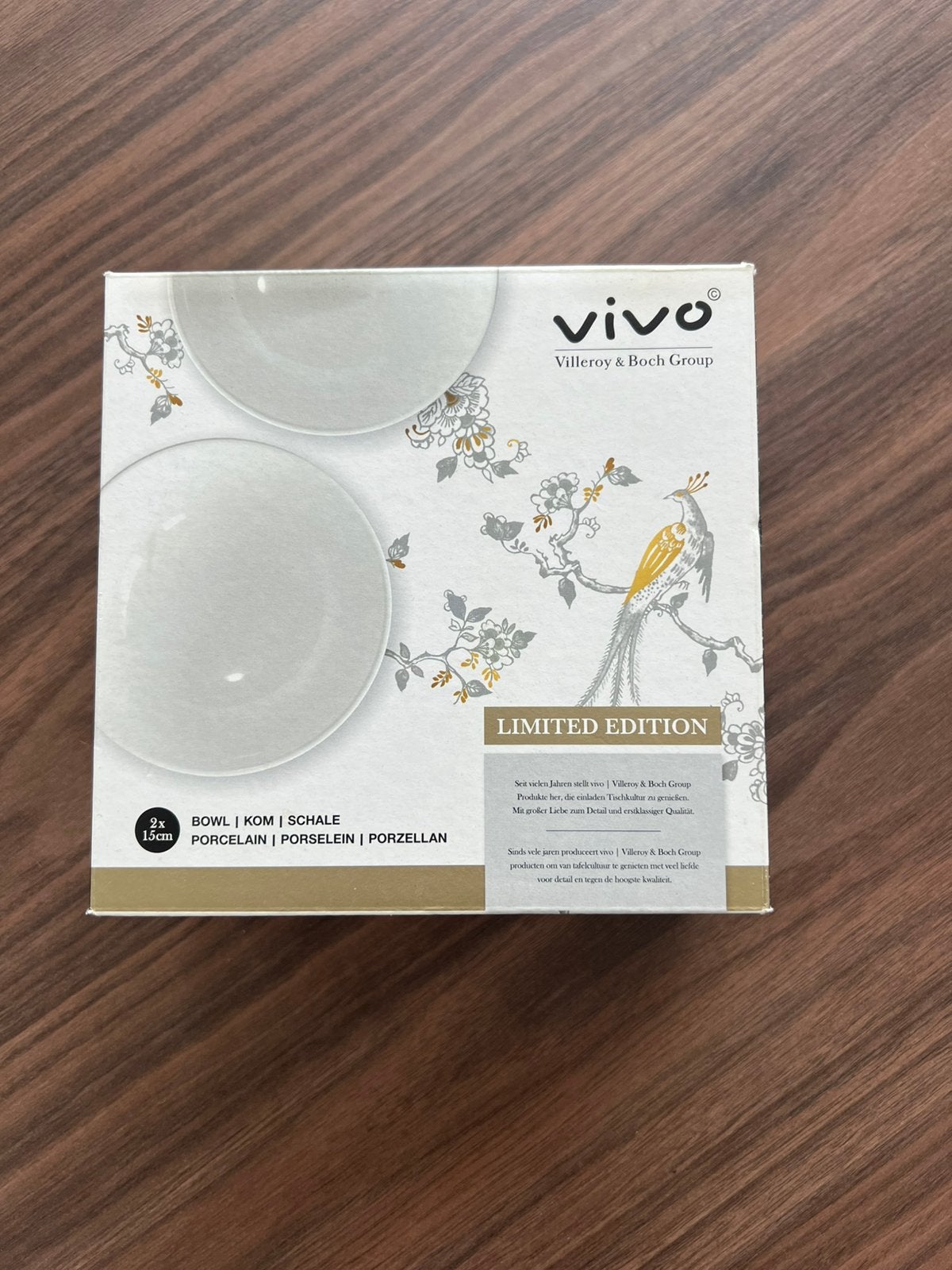 2 Villeroy & Boch Vivo Limited Edition schaaltjes, Huis en Inrichting, Keuken | Servies, Ophalen, Overige stijlen, Porselein, Schaal of Schalen