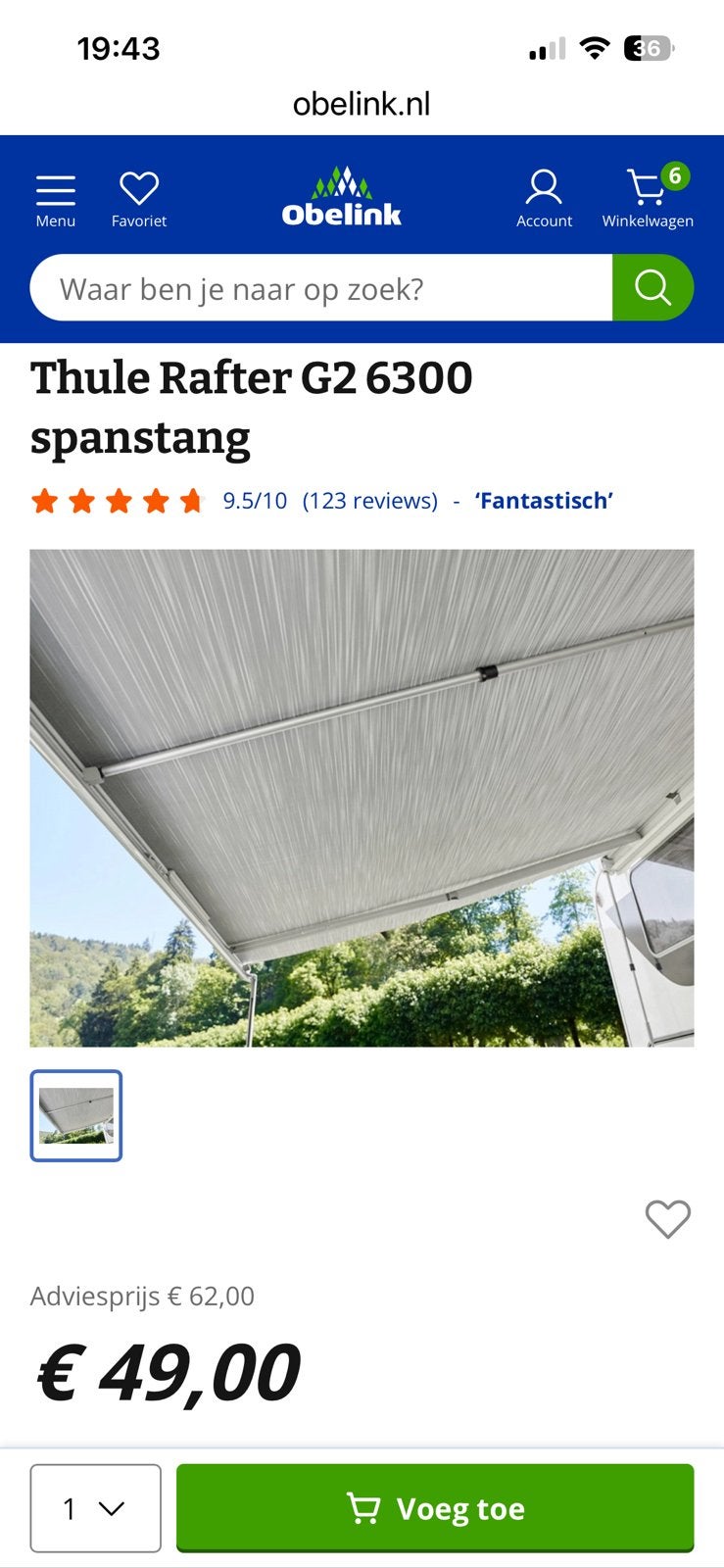 Spanstang, Ophalen, Gebruikt