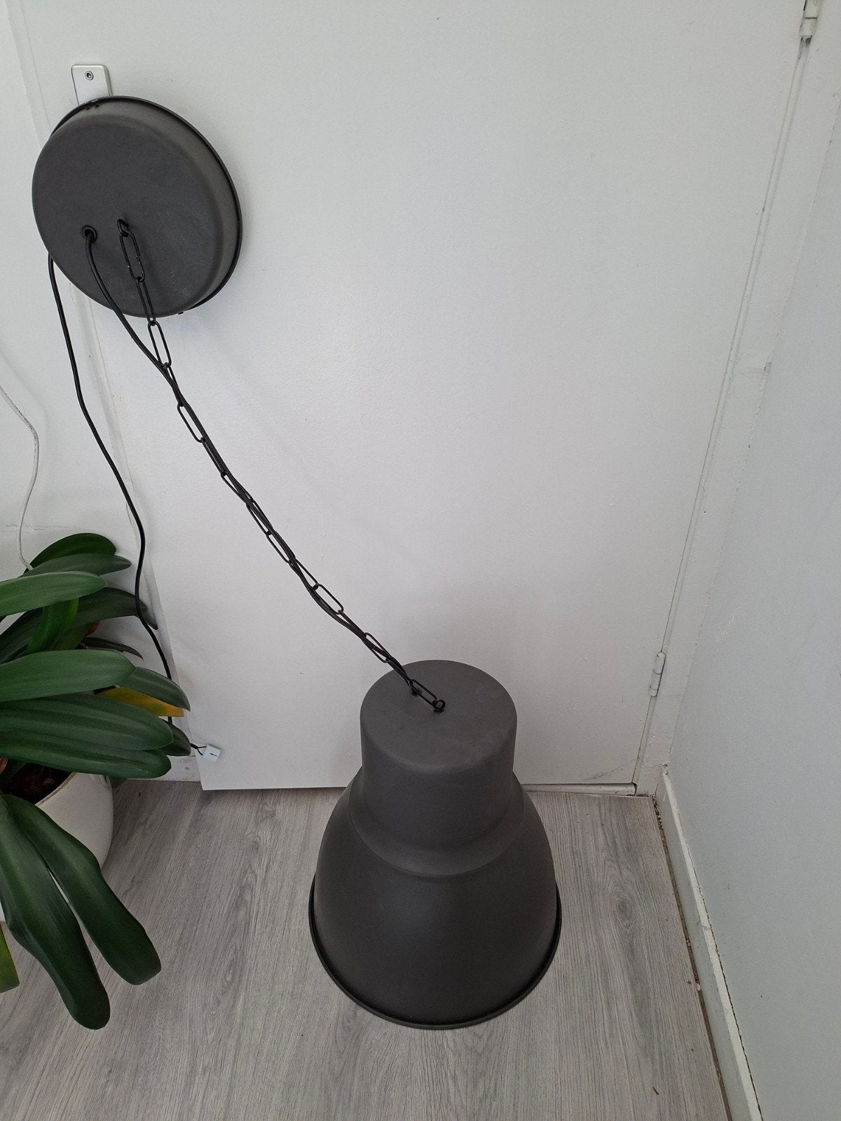Bekende IKEA Hektar hanglamp - Donkergrijs, Ophalen, Gebruikt, Industrieel, Modern, E27 (groot)