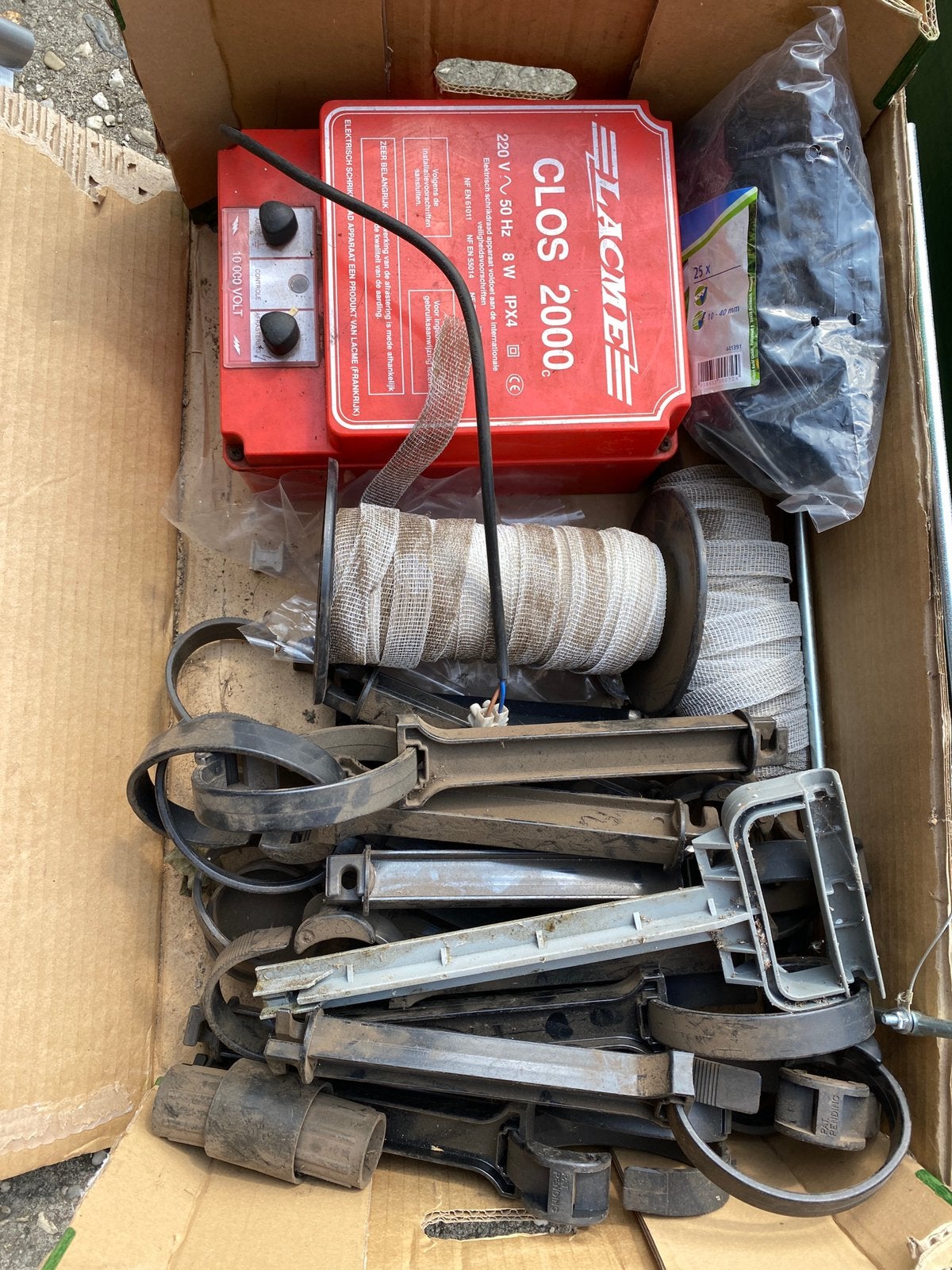Lacmé Clos 2000C schrikdraadapparaat met accessoires, Ophalen, Gebruikt, Overige typen