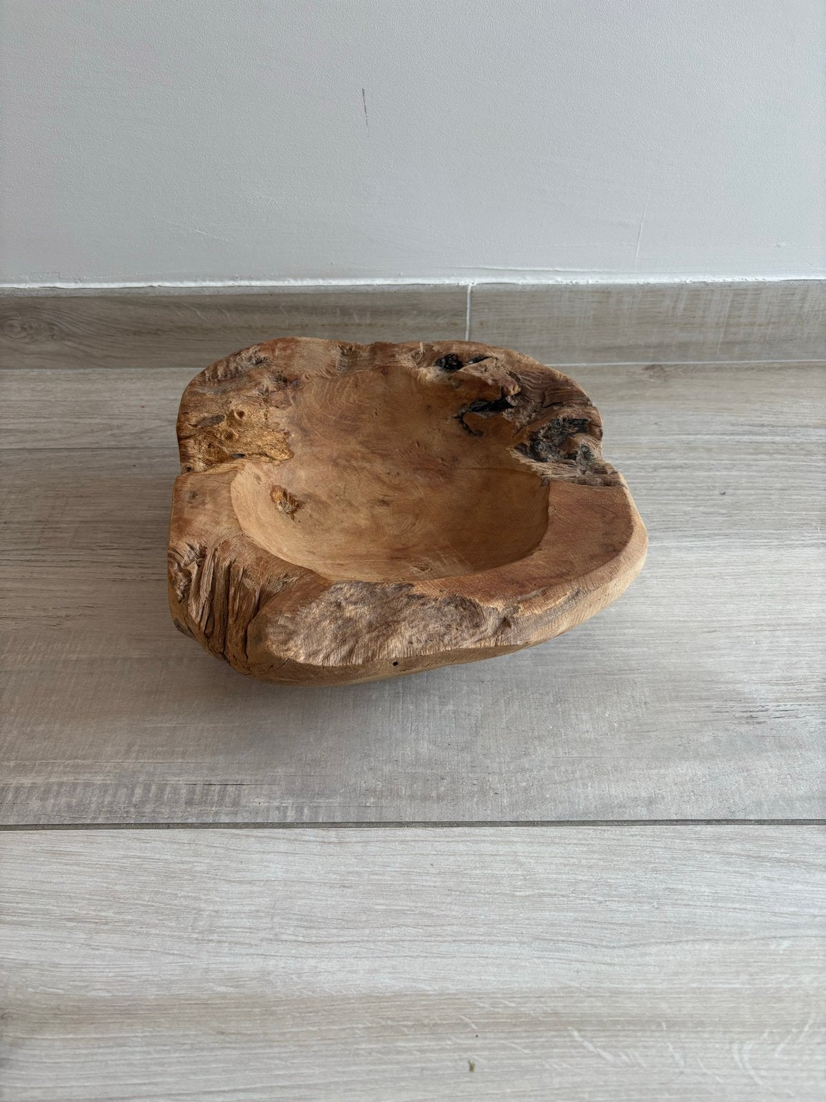 Unieke handgemaakte houten schaal, Gebruikt, Schaal, Ophalen of Verzenden, Handgemaakt