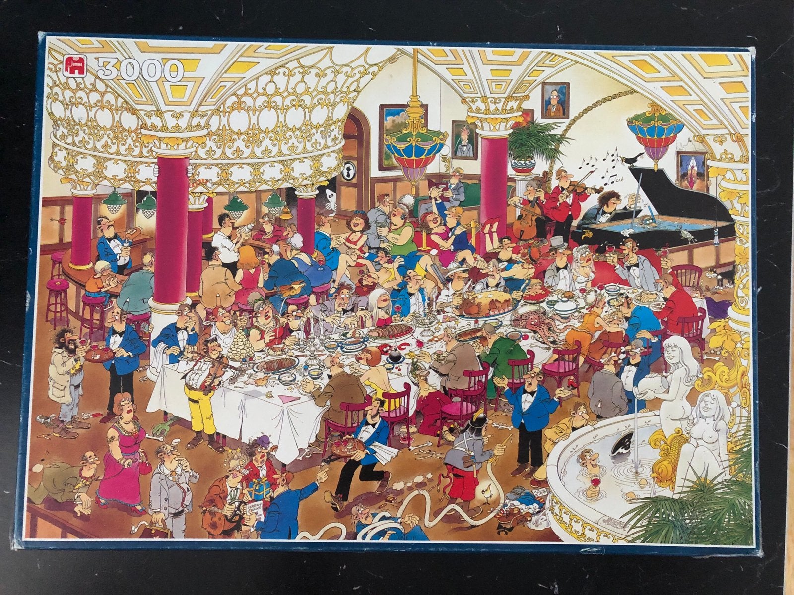 Jumbo Legpuzzel De Bruiloft 3000 stukjes, Ophalen of Verzenden, Meer dan 1500 stukjes, Zo goed als nieuw, Legpuzzel