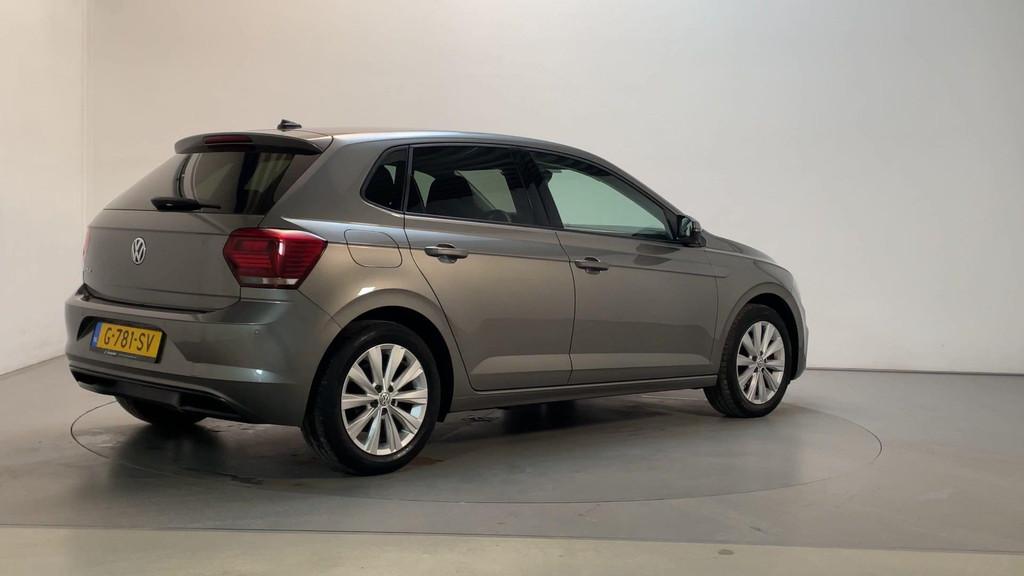 Volkswagen Polo 1.0 TSI Highline Navigatie Parkeersensoren D, Auto's, Voorwielaandrijving, Stof, Met garantie (alle), Origineel Nederlands