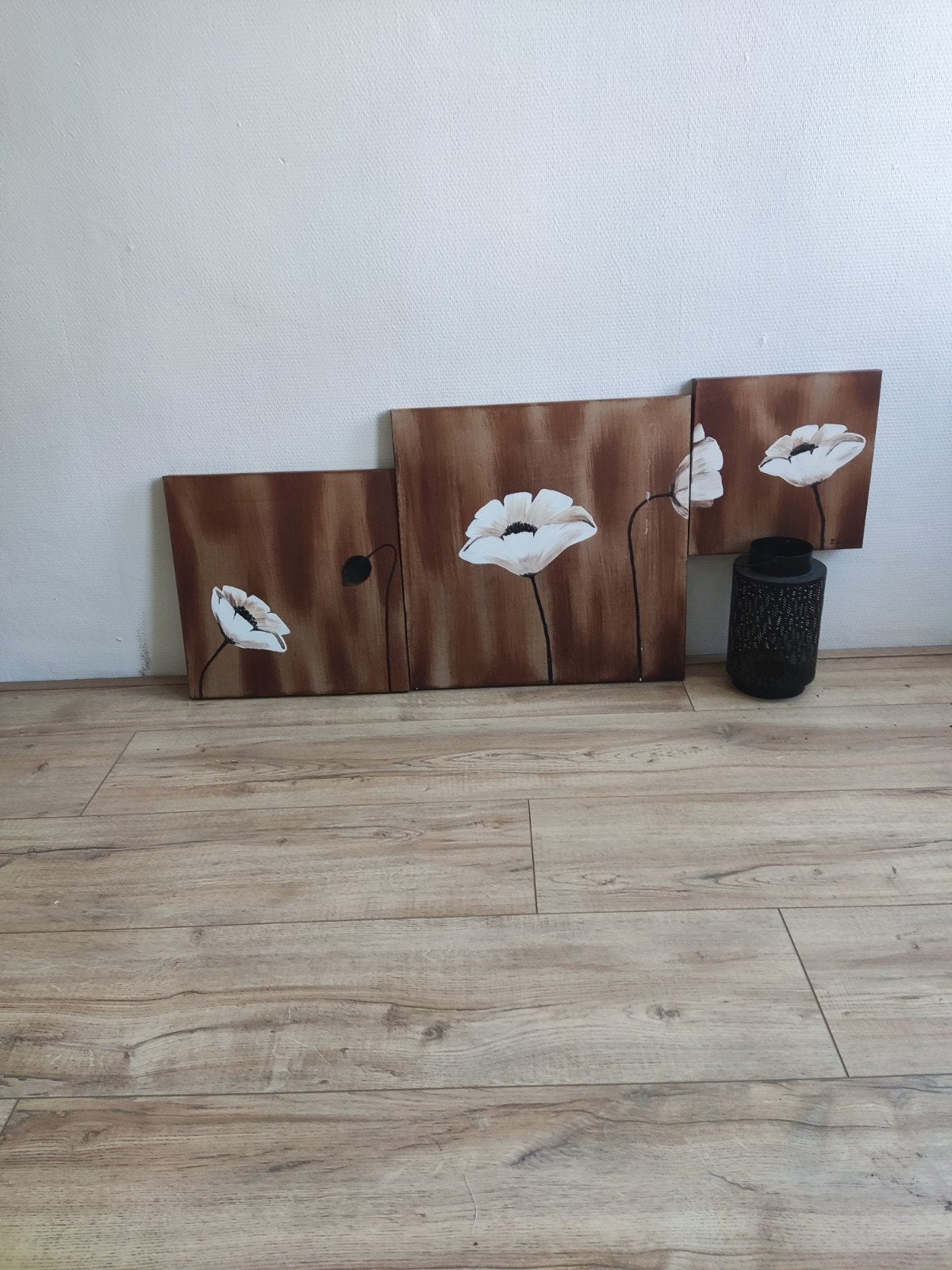 Leuk 3 luik, Antiek en Kunst, Kunst | Schilderijen | Abstract, Ophalen