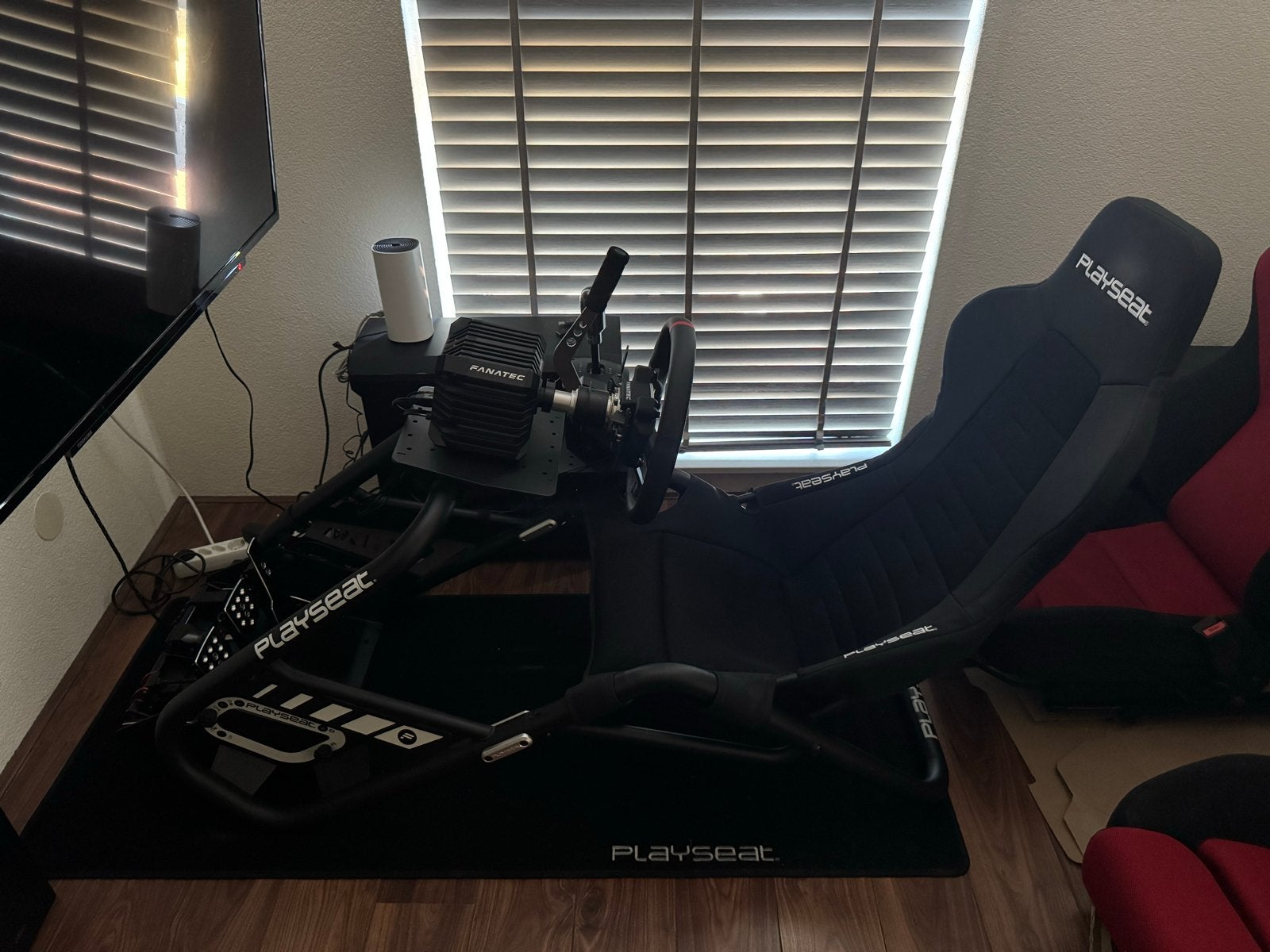 Fanatec Sim Racing Setup - Complete Set, Ophalen, Racestoel, Force feedback, Zo goed als nieuw