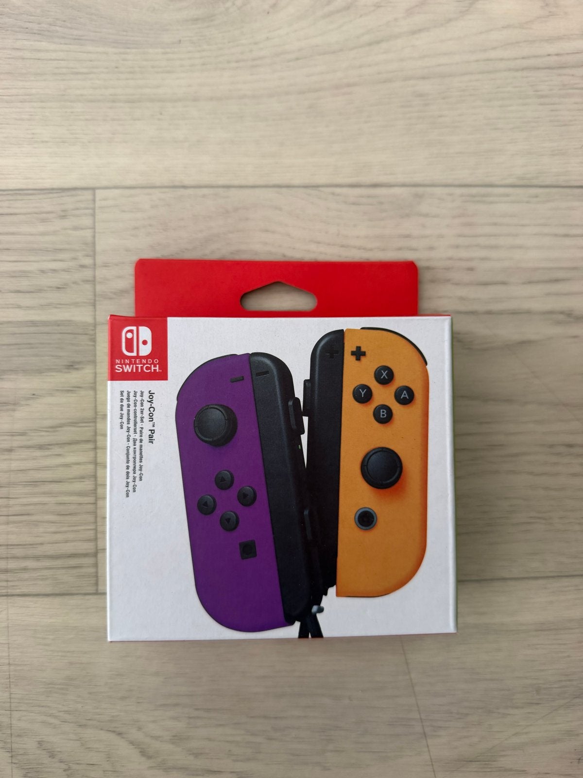 Nintendo Switch Joy-Con-paar - Paars en Oranje, Spelcomputers en Games, Ophalen of Verzenden, Nieuw, Met 2 controllers, Switch Original