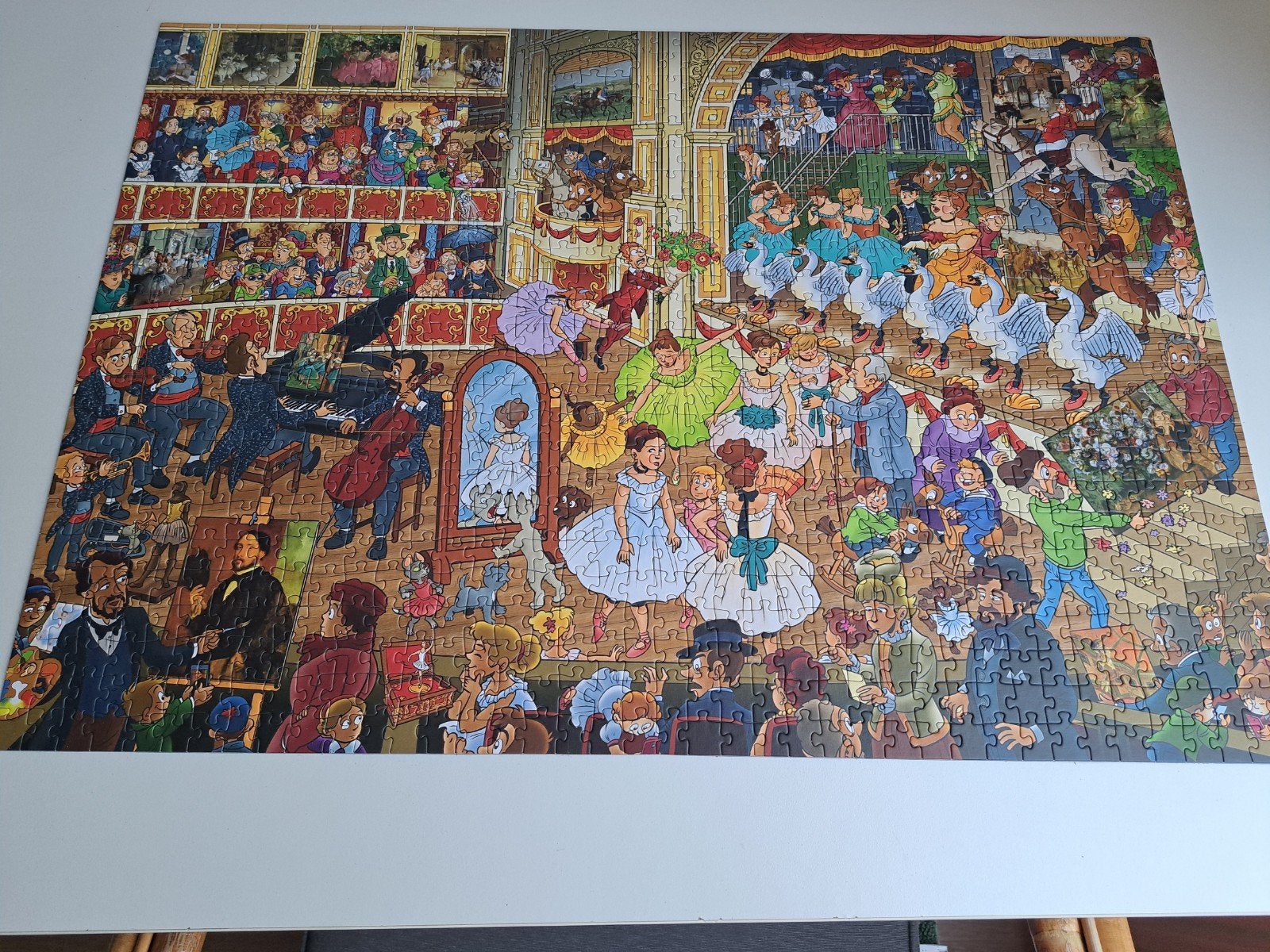 That's Life puzzel / Edgar Degas, Hobby en Vrije tijd, Denksport en Puzzels, Ophalen of Verzenden, 500 t/m 1500 stukjes, Zo goed als nieuw