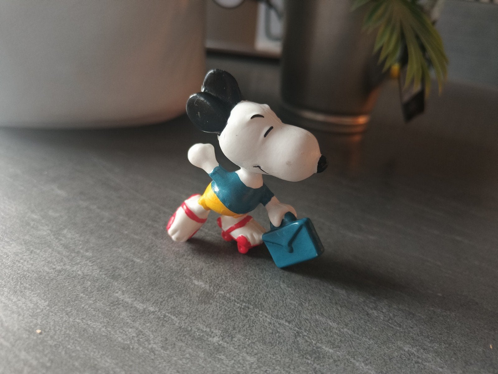 Vintage Snoopy poppetje - begin jaren tachtig, Verzamelen, Smurfen, Ophalen of Verzenden