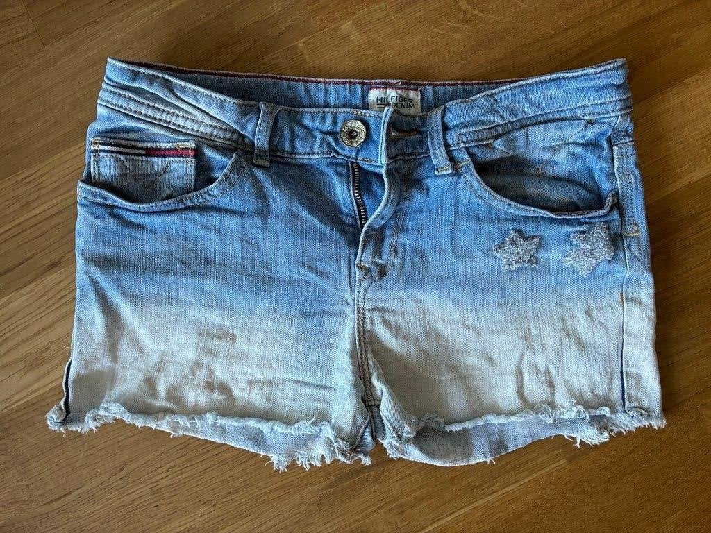 Tommy Hilfiger denim broekje maat 164, Meisje, Ophalen, Broek, Tommy Hilfiger