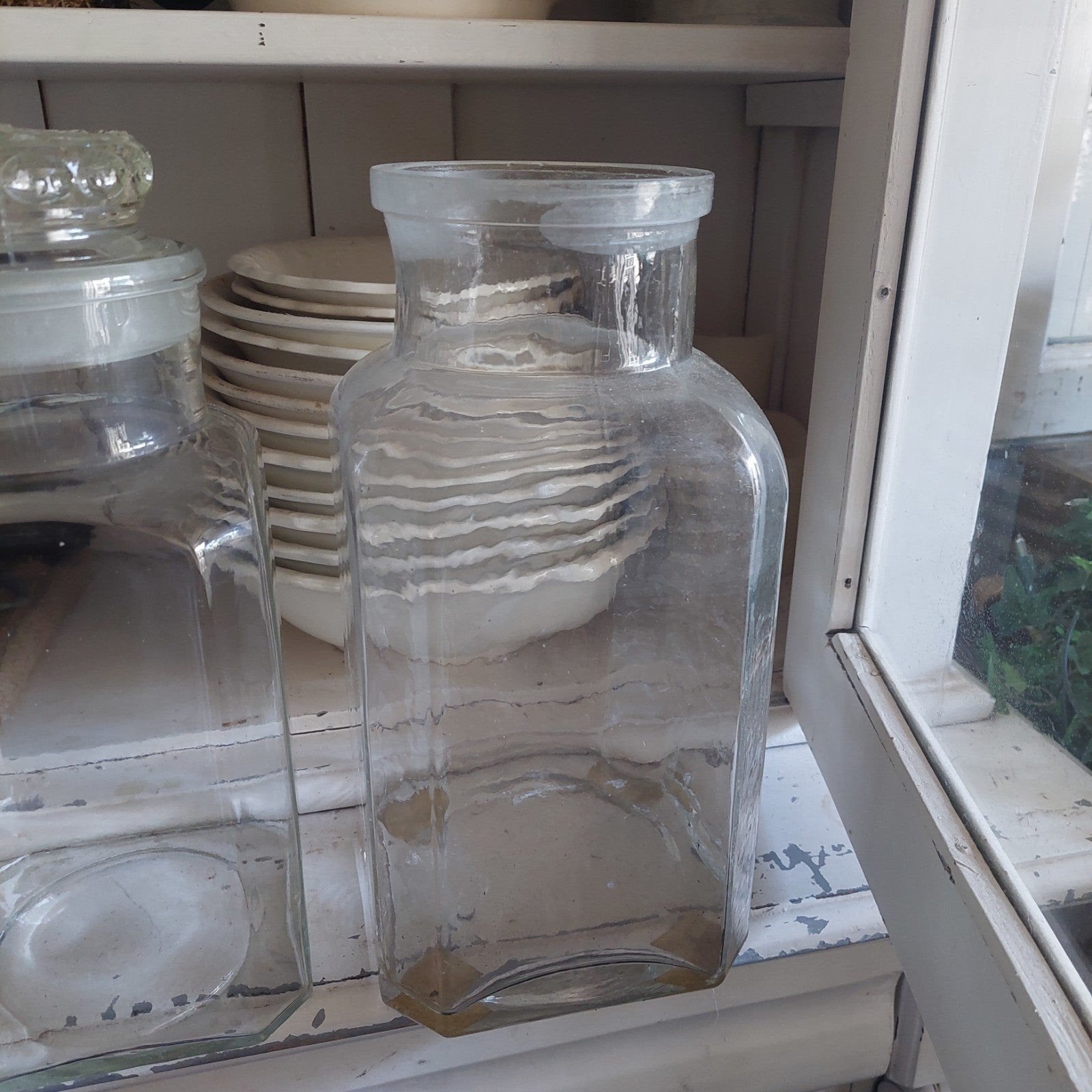 Brocante oude snoeppot (zonder deksel), Ophalen of Verzenden, Gebruikt