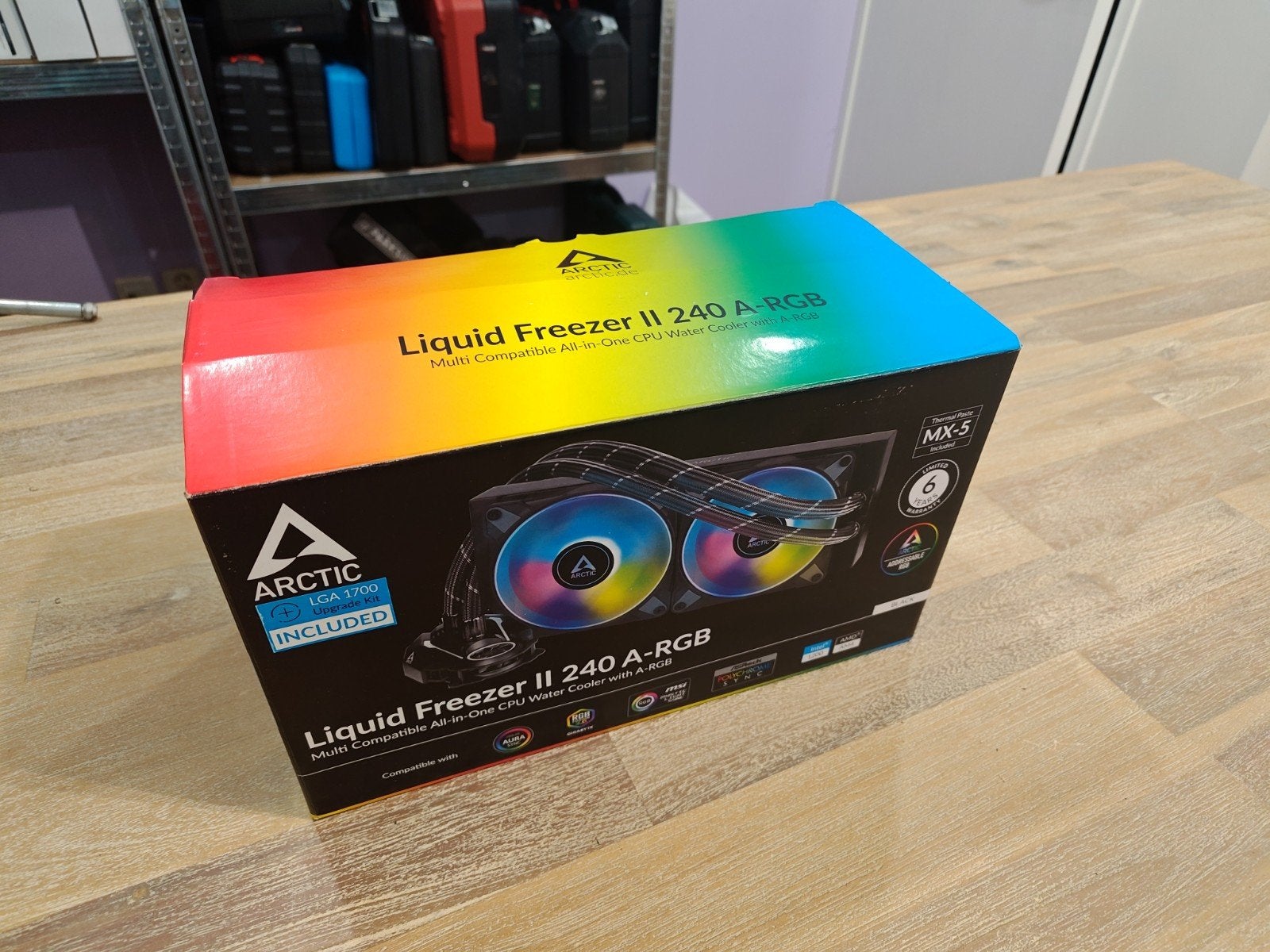 Arctic Liquid Freezer II 240 A-RGB AIO Waterkoeling, Ophalen of Verzenden, Zo goed als nieuw, Waterkoeling