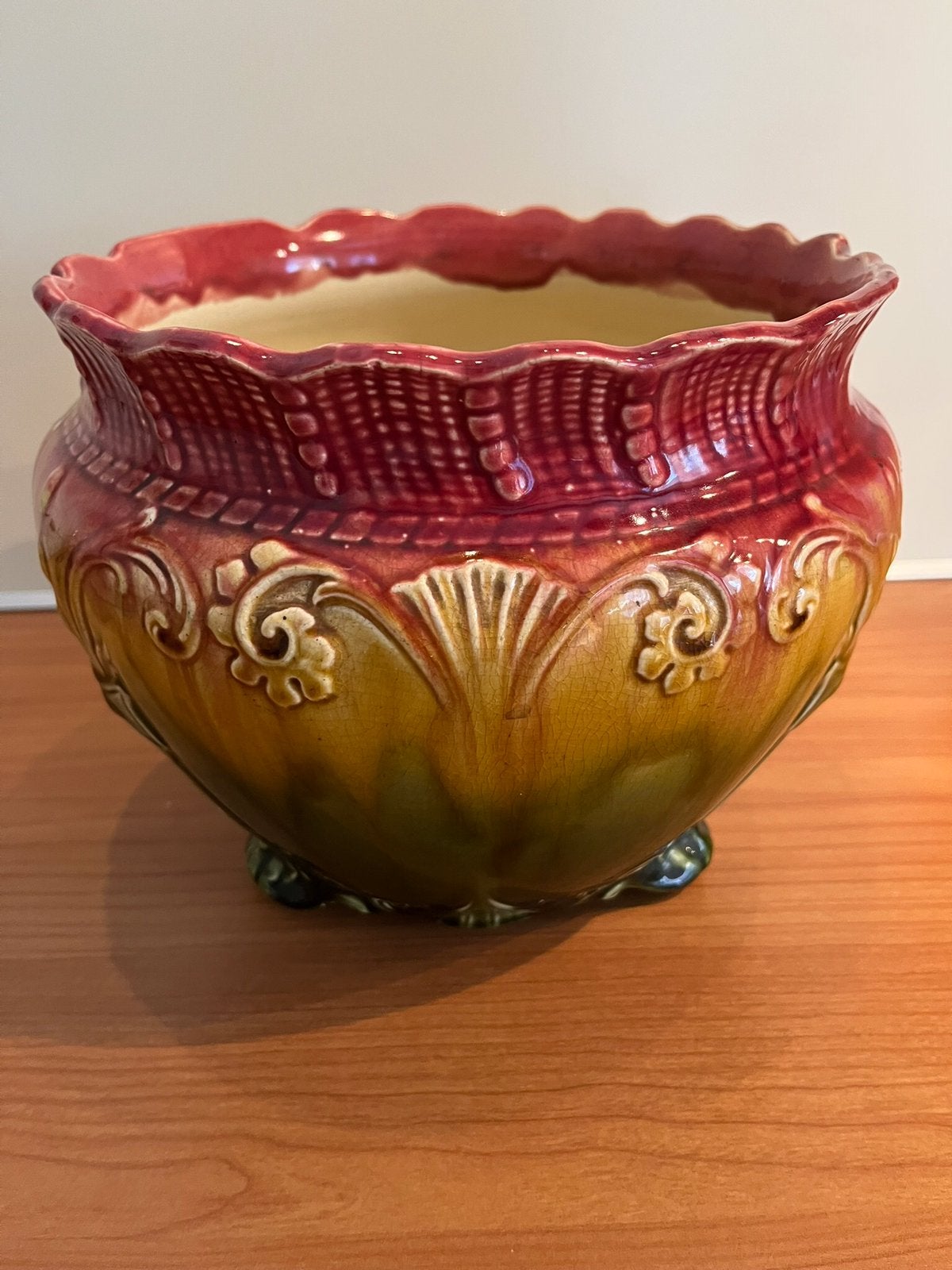 ANTIEKE JUGENSTIL BLOEMPOT, Ophalen