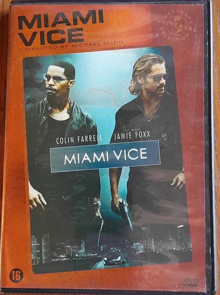 Miami vice dvd zgan, Vanaf 12 jaar, Ophalen of Verzenden, Zo goed als nieuw