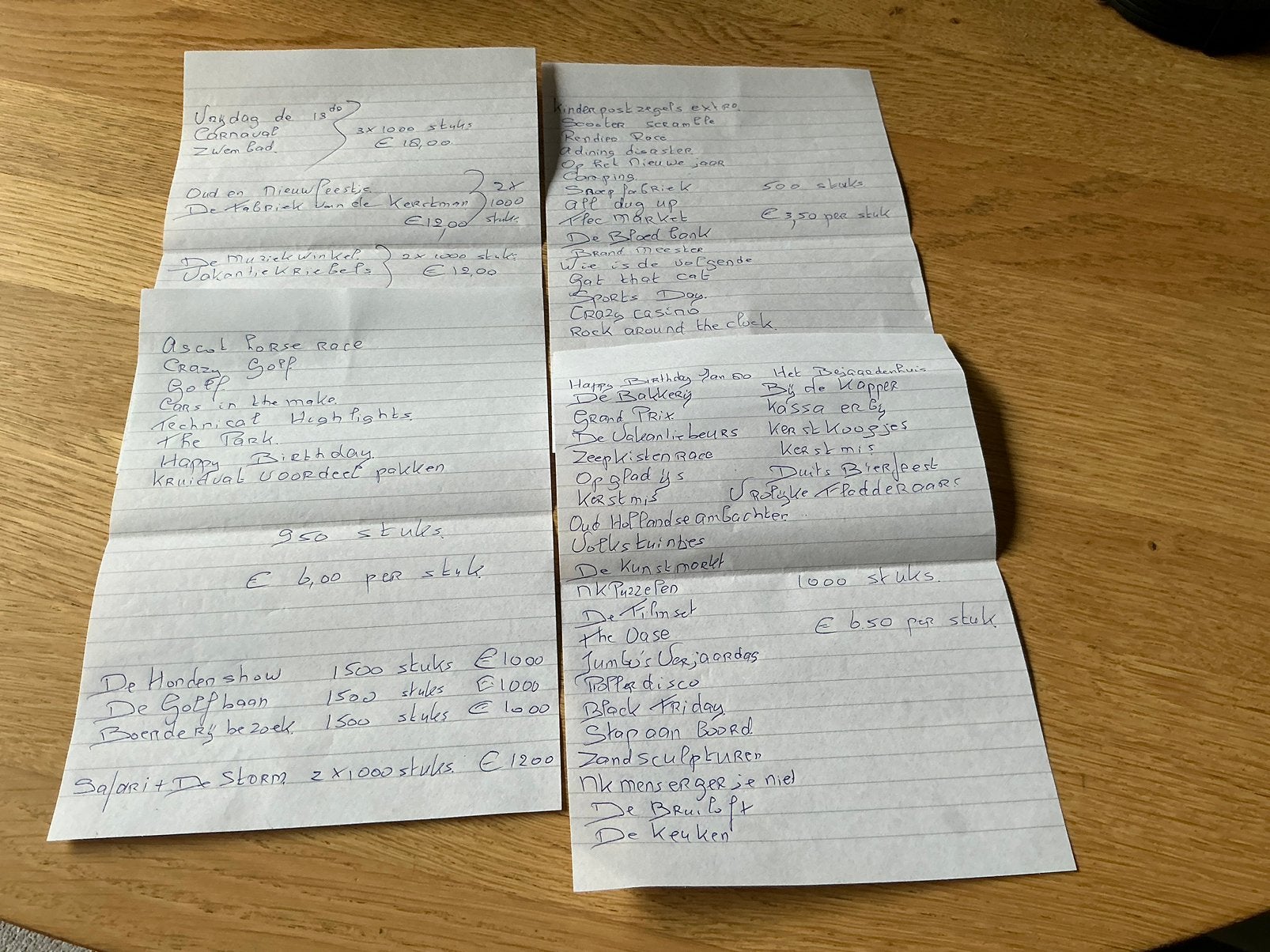 Legpuzzels, Ophalen of Verzenden, 500 t/m 1500 stukjes, Zo goed als nieuw