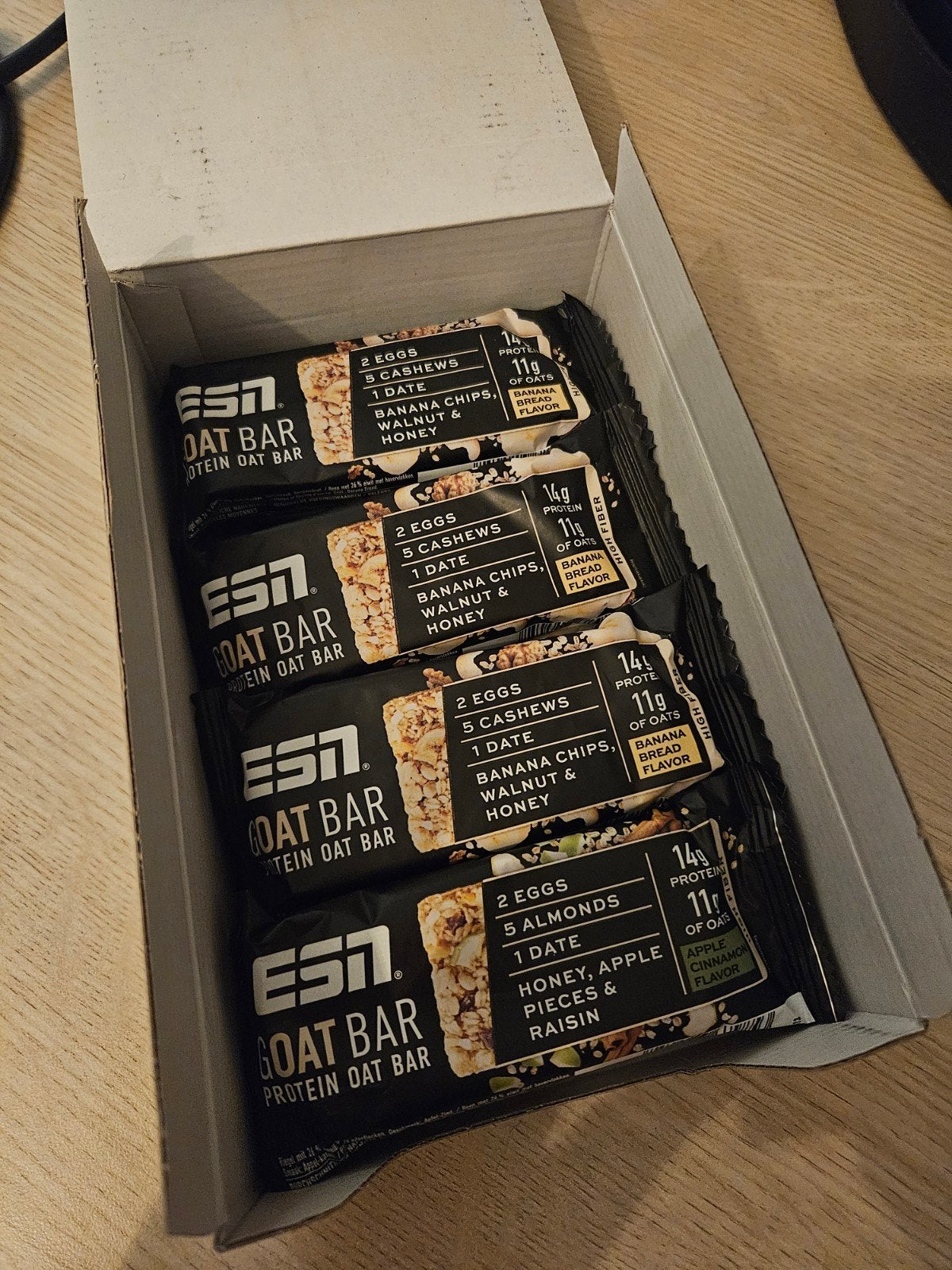 ESN Oat Bar Protein - 7x Banana Bread, 1x Apple Cinnamon, Ophalen of Verzenden