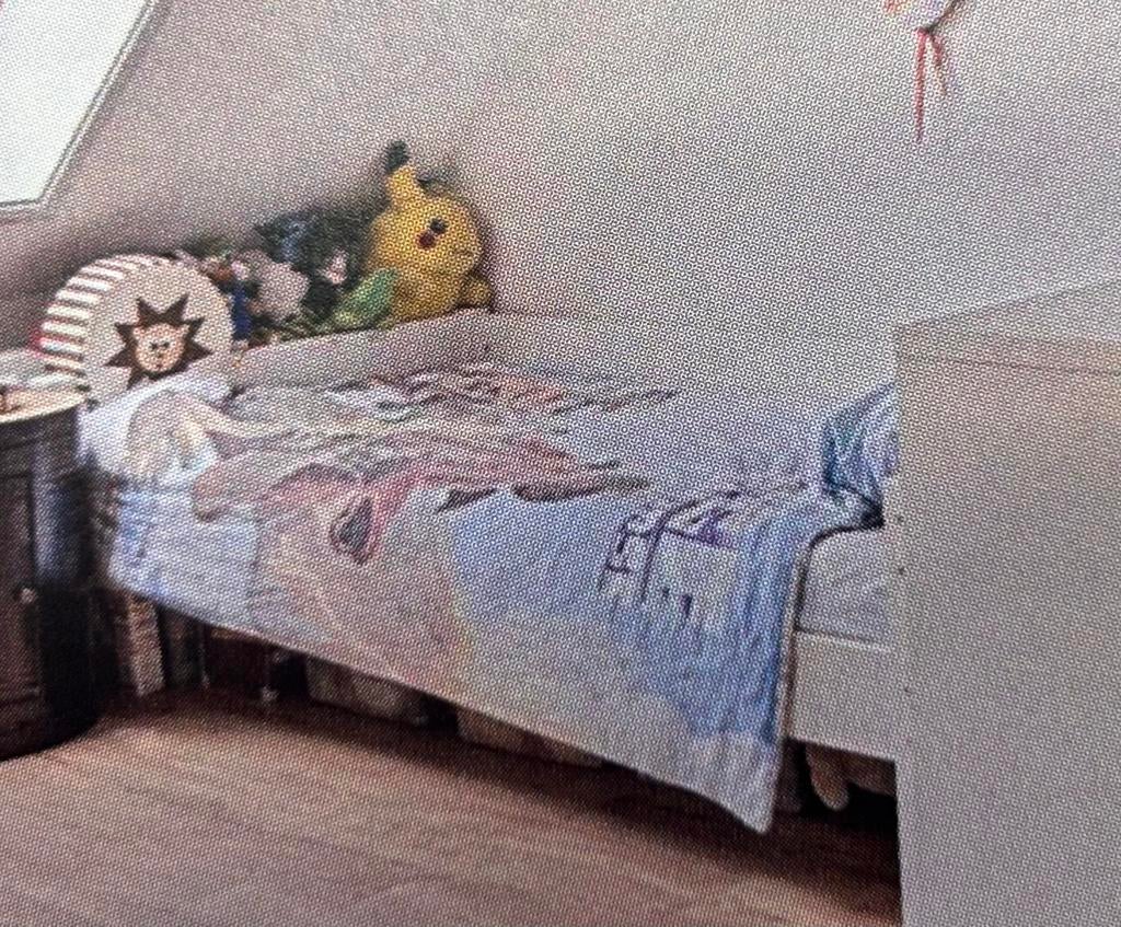 Stevig kinderbed met matras, Ophalen, Gebruikt, 70 tot 85 cm, Matras