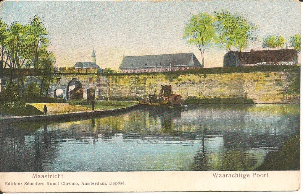 Maastricht  Waarachtige Poort., Ophalen of Verzenden, Voor 1920, Gelopen, Limburg