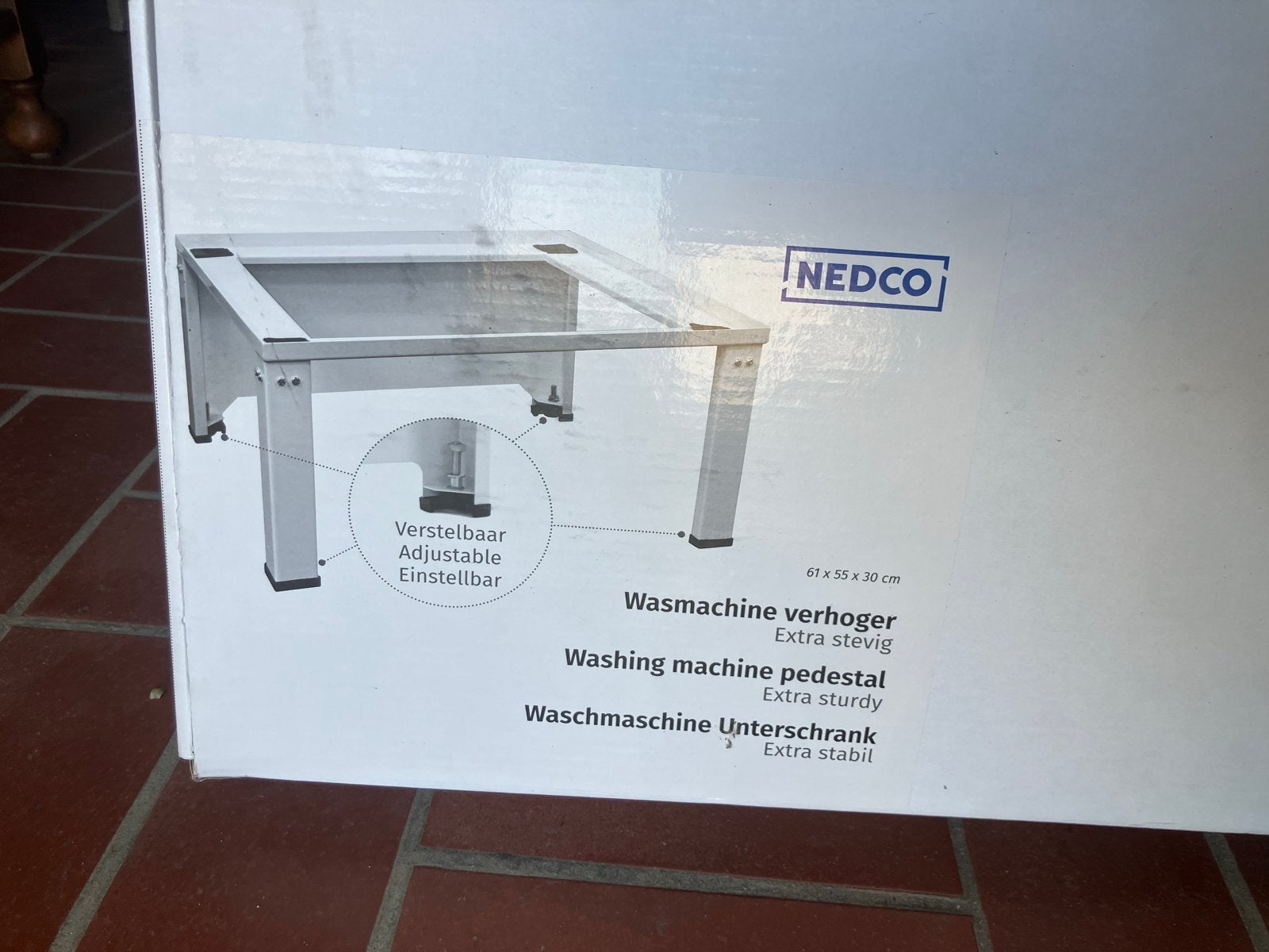 NEDCO Wasmachine Verhoger - Nieuw in doos, Witgoed en Apparatuur, Ophalen of Verzenden, Nieuw