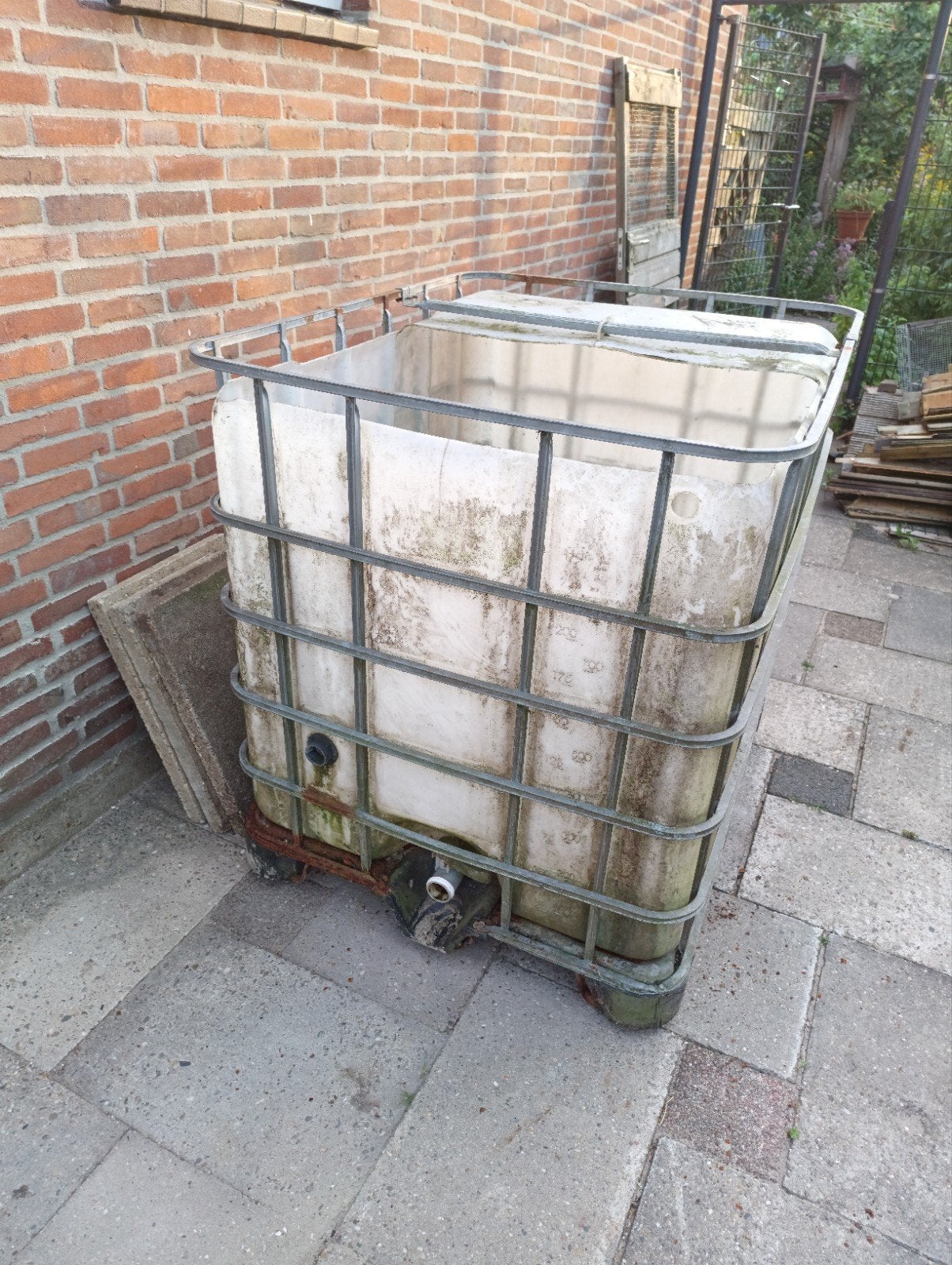 IBC tank - regenton - quarantine tank koikarpers, 150 liter of meer, Ophalen
