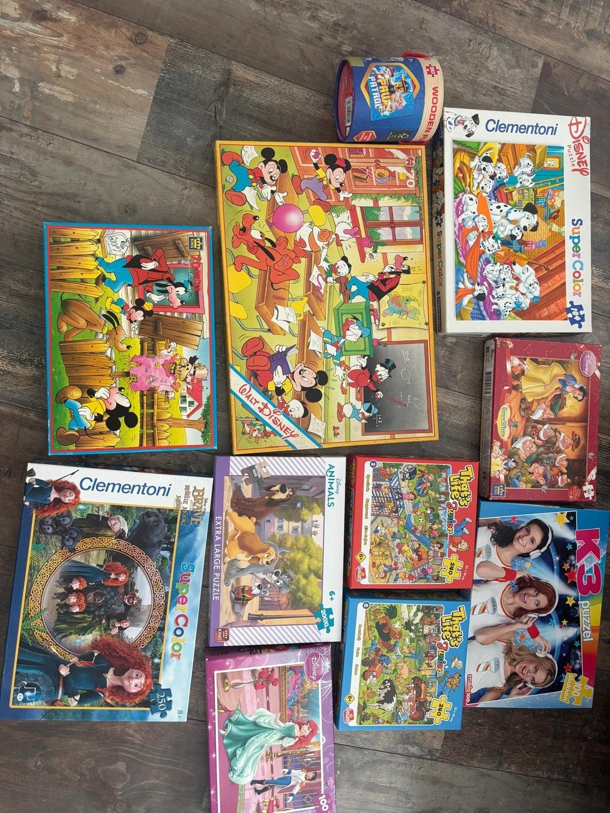 Diverse kinder spelletjes en puzzels, Ophalen, 10 tot 50 stukjes, Gebruikt