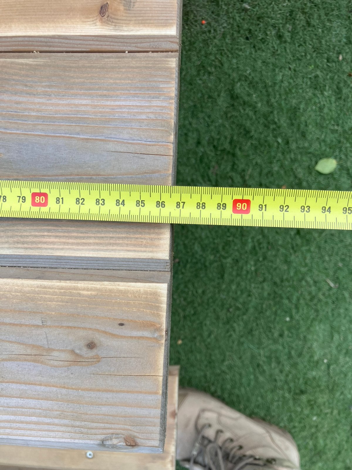 Zelfgemaakte picknicktafel, Ophalen, Zo goed als nieuw