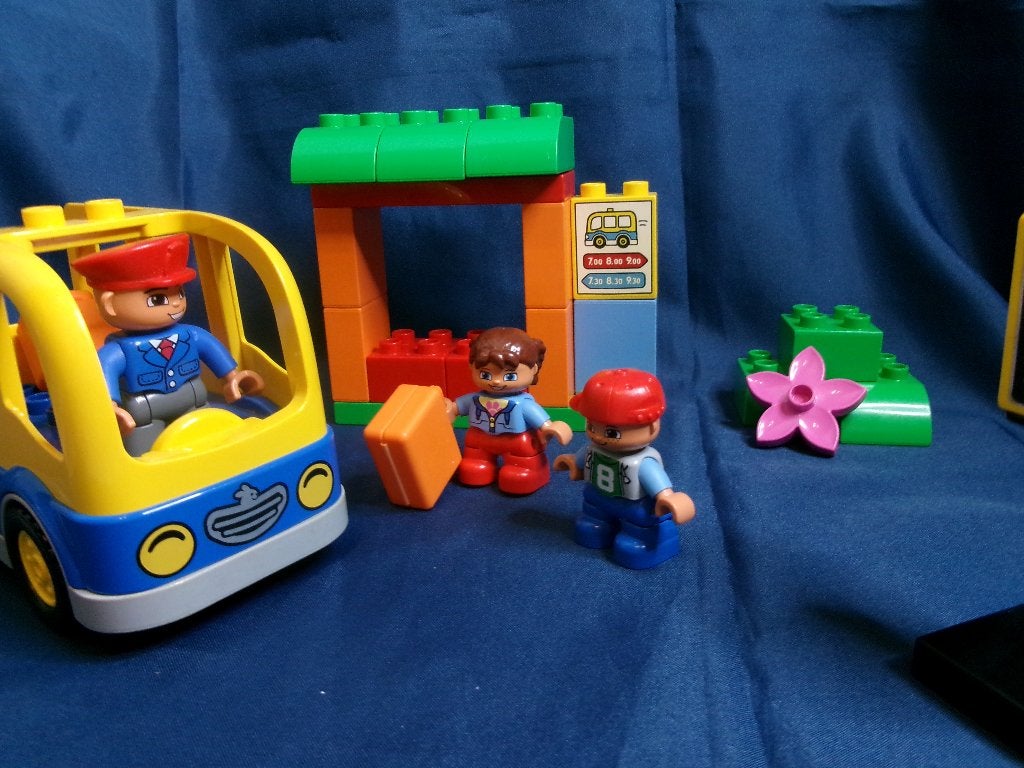 Duplo Schoolbus, Ophalen of Verzenden, Zo goed als nieuw, Compleet, Duplo