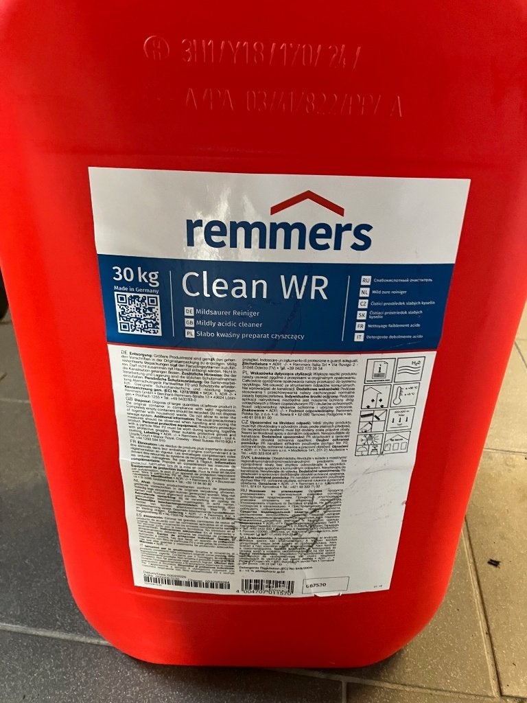 Remmers Clean WR 30 liter (Nieuw), 20 liter of meer, Ophalen, Nieuw, Overige kleuren