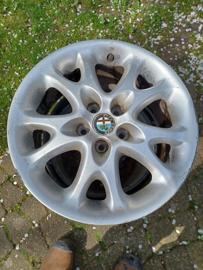Alfa 147 velgen, Ophalen, Gebruikt