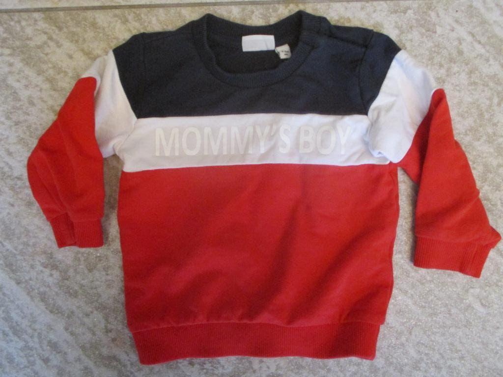 Name it sweater trui mommy's boy maat 68 truitje, Kinderen en Baby's, Babykleding | Maat 68, Truitje of Vestje, Name it, Ophalen of Verzenden