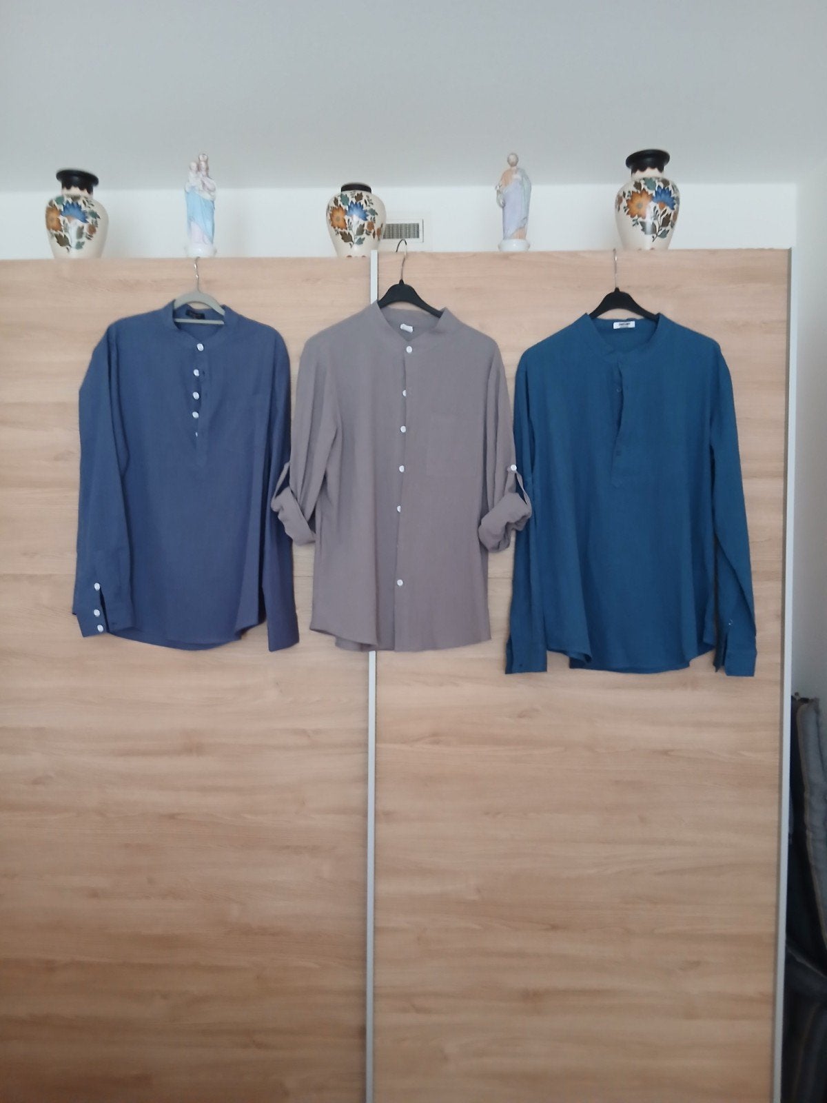Set van 3 heren overhemden - Diverse kleuren en maten, Kleding | Heren, Overhemden, Ophalen, Blauw, Halswijdte 38 (S) of kleiner