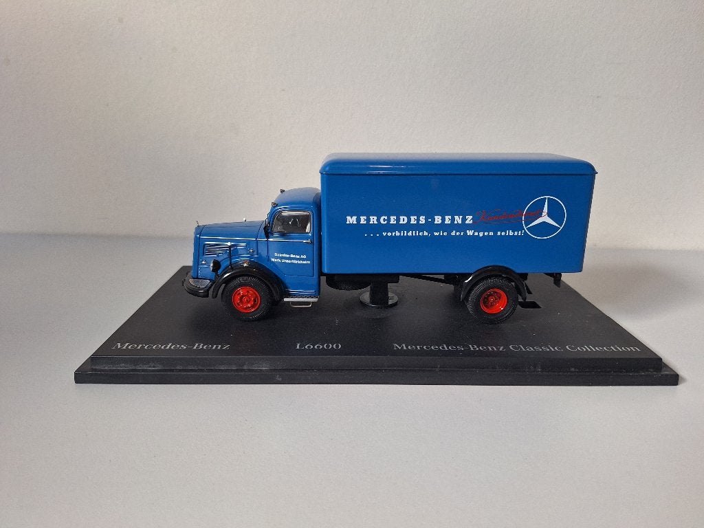 Mercedes Benz L6600 Classic Collection 1953. Schuko, Ophalen of Verzenden, Zo goed als nieuw, Bus of Vrachtwagen, Schuco