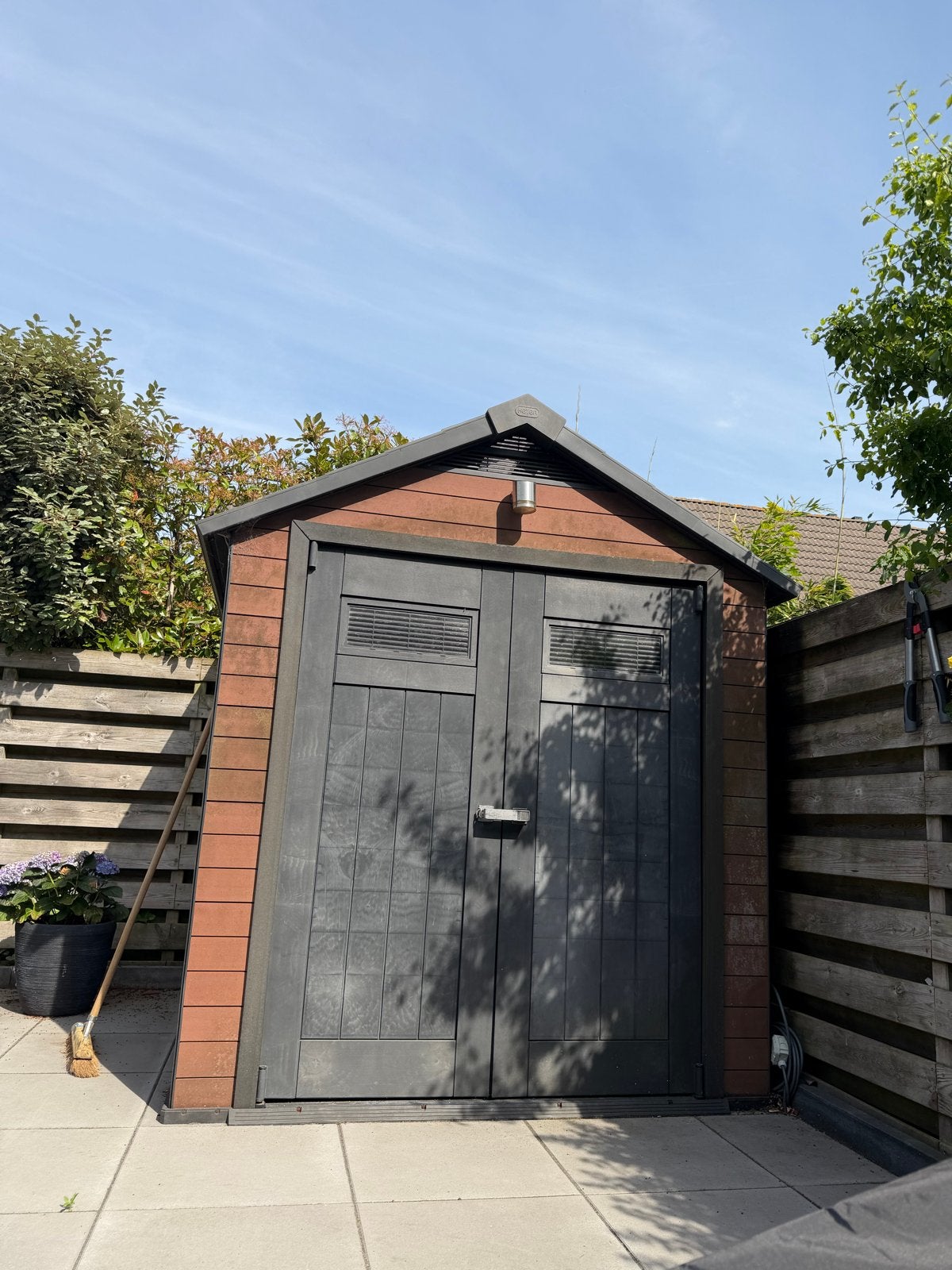 Keter Fusion Compacte Tuinberging / Schuur, Ophalen, Gebruikt, Kunststof, Fietsenberging