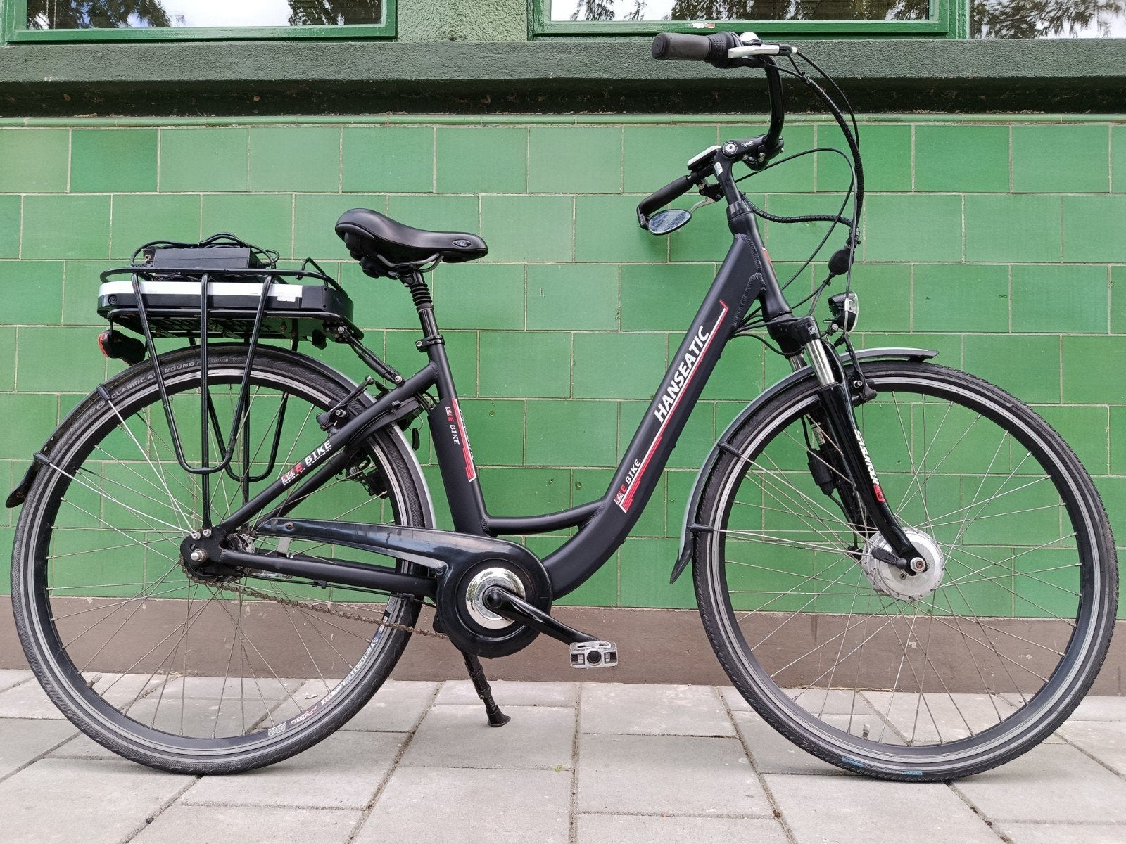 Elektrische fiets Hanseatic 7 versnellingen 4 ondersteuning, Ophalen, Zo goed als nieuw, Overige merken