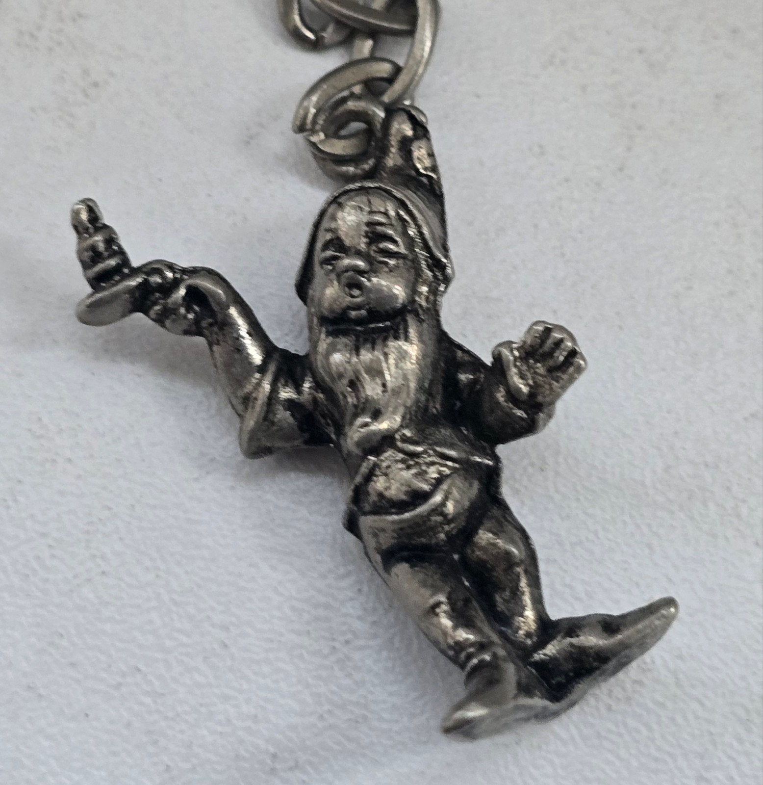 Sleutelhanger met kabouterfiguur, Ophalen of Verzenden, Gebruikt, Knuffel of Figuurtje