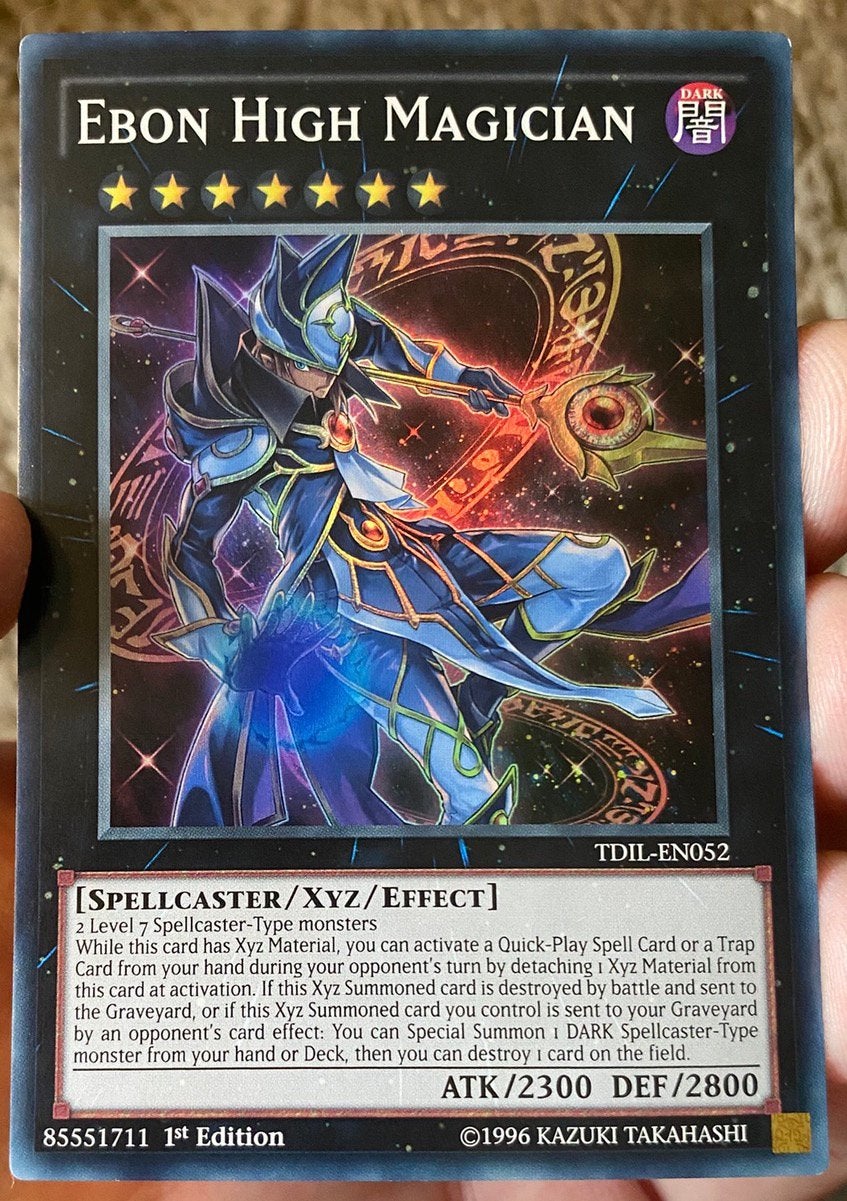 Yu-Gi-Oh! Ebon High Magician TDIL 1st Edition !, Hobby en Vrije tijd, Verzamelkaartspellen | Yu-gi-Oh!, Ophalen of Verzenden, Zo goed als nieuw