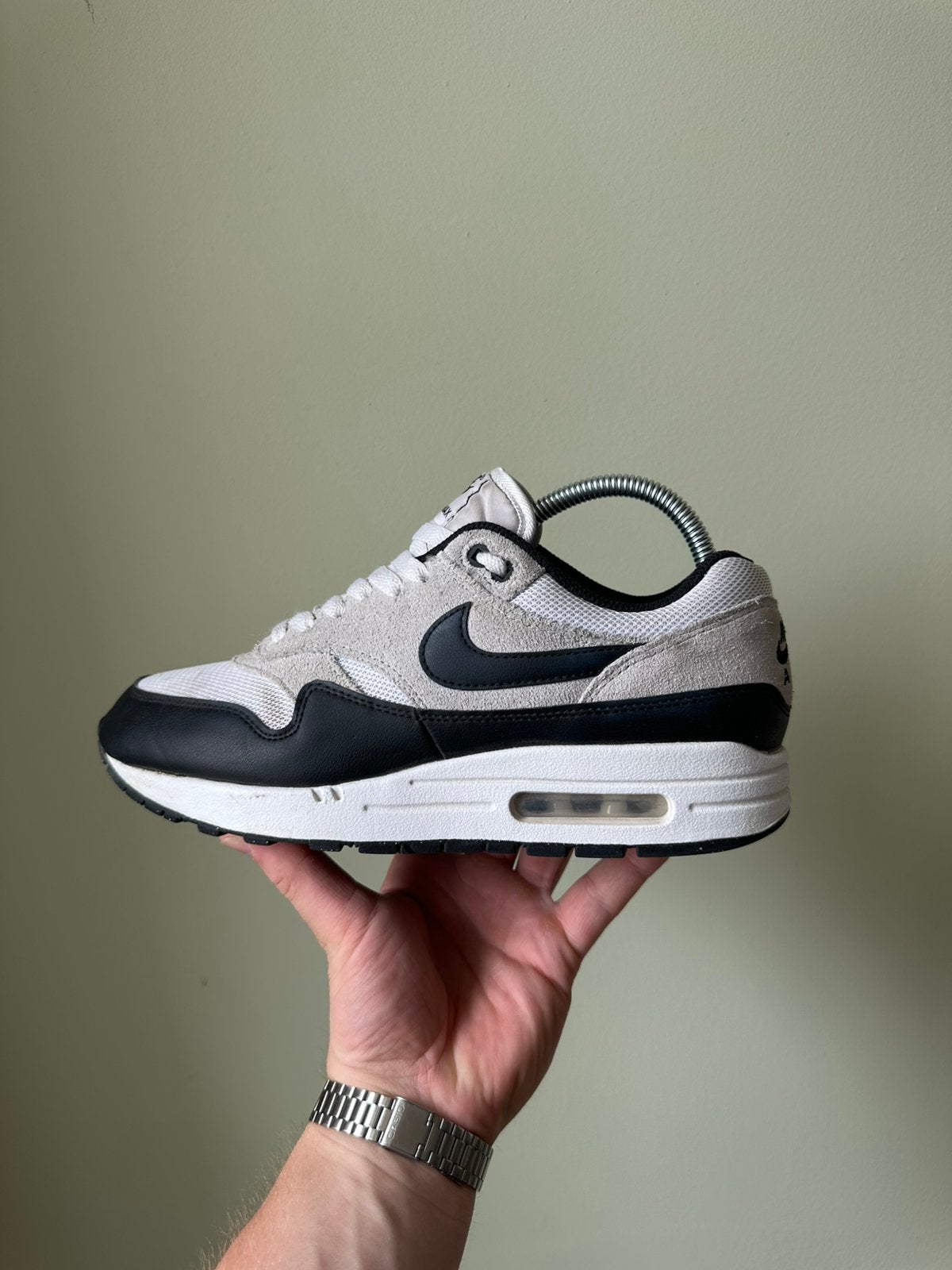 Nike Air Max 1 Black White / 41, Zwart, Ophalen of Verzenden, Sneakers of Gympen, Zo goed als nieuw